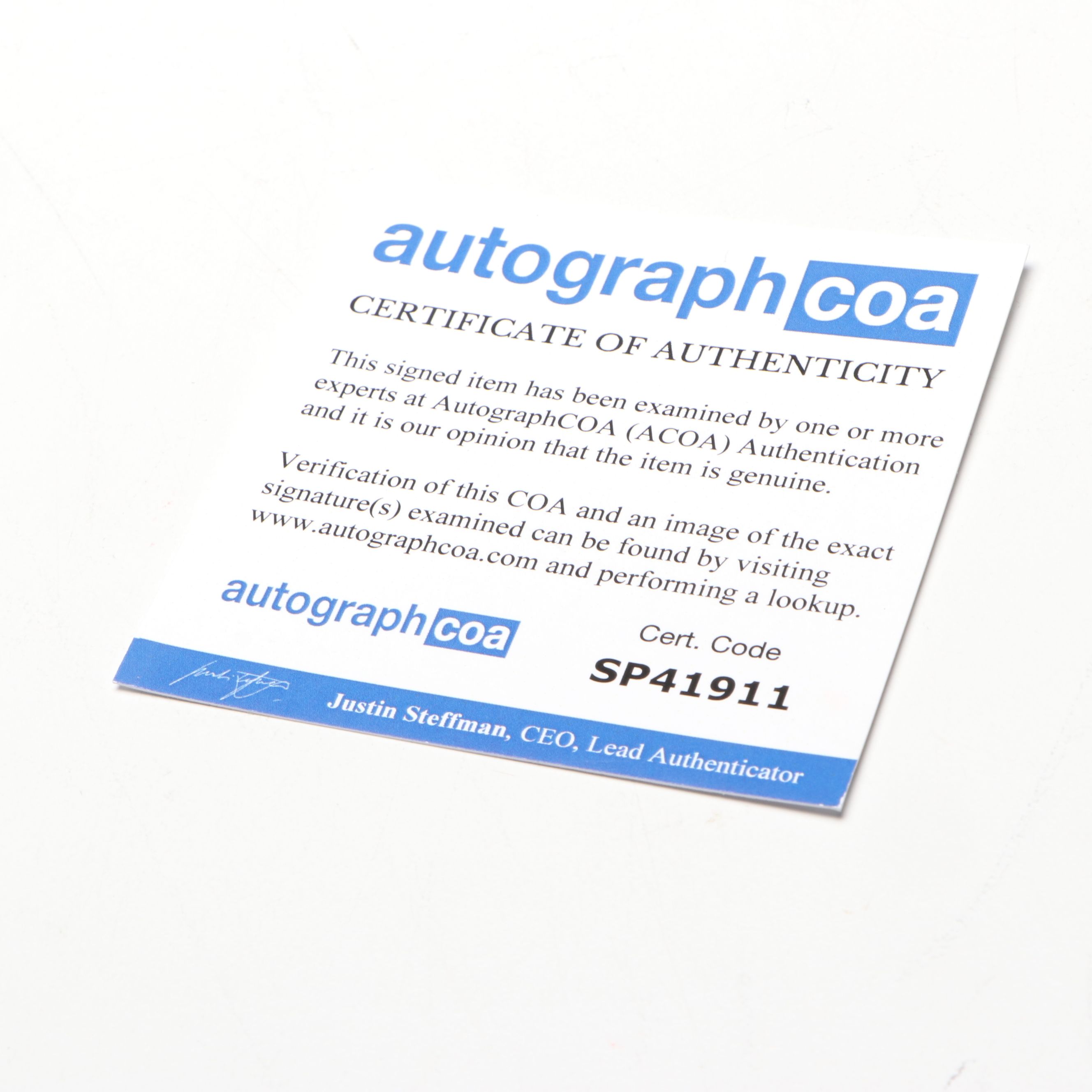 Taylor Swift Signed "The Tortured Poets Department" CD Card in Frame