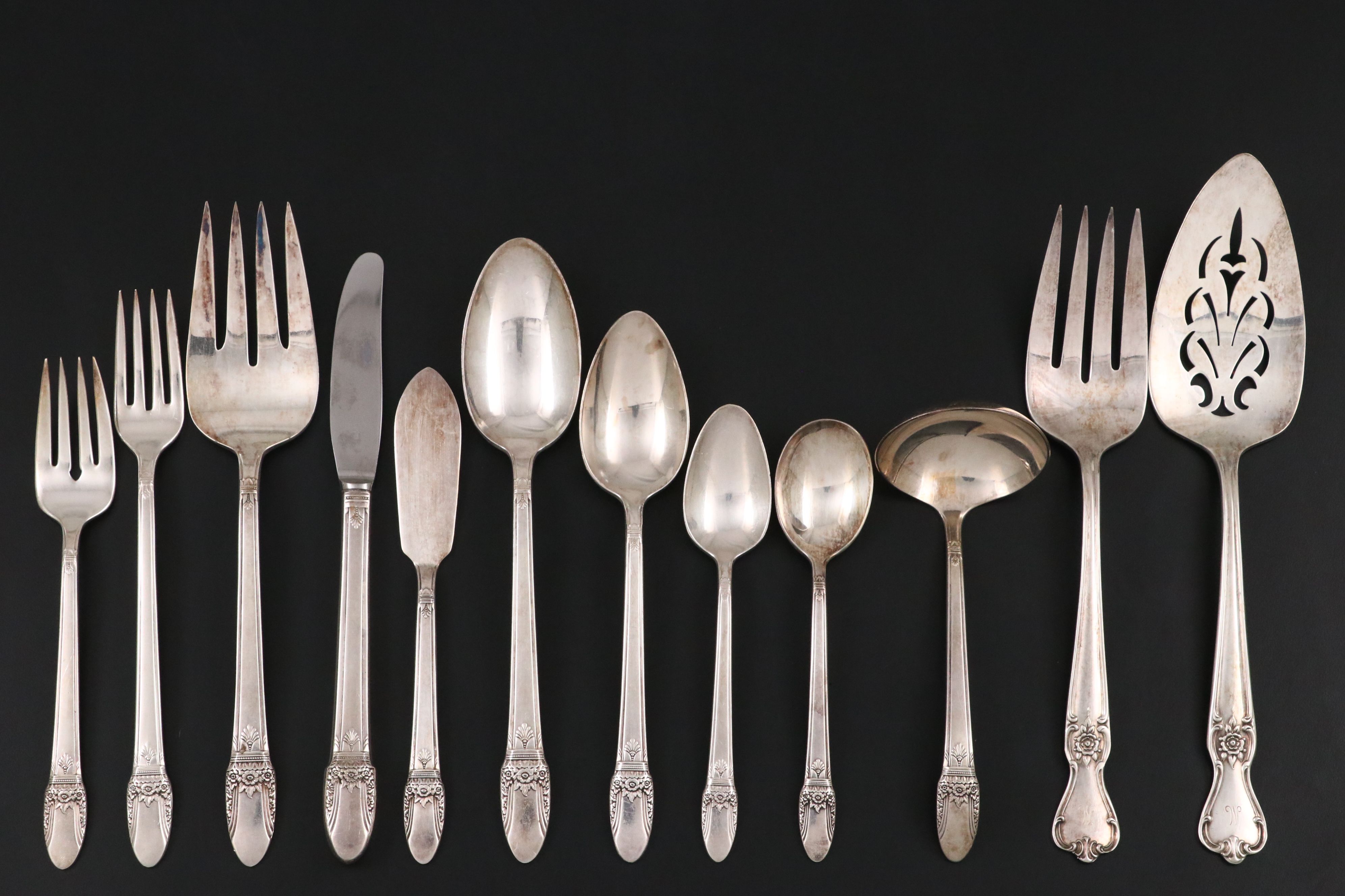 Rogers Bros. "First Love" Silver Plate Flatware in Case