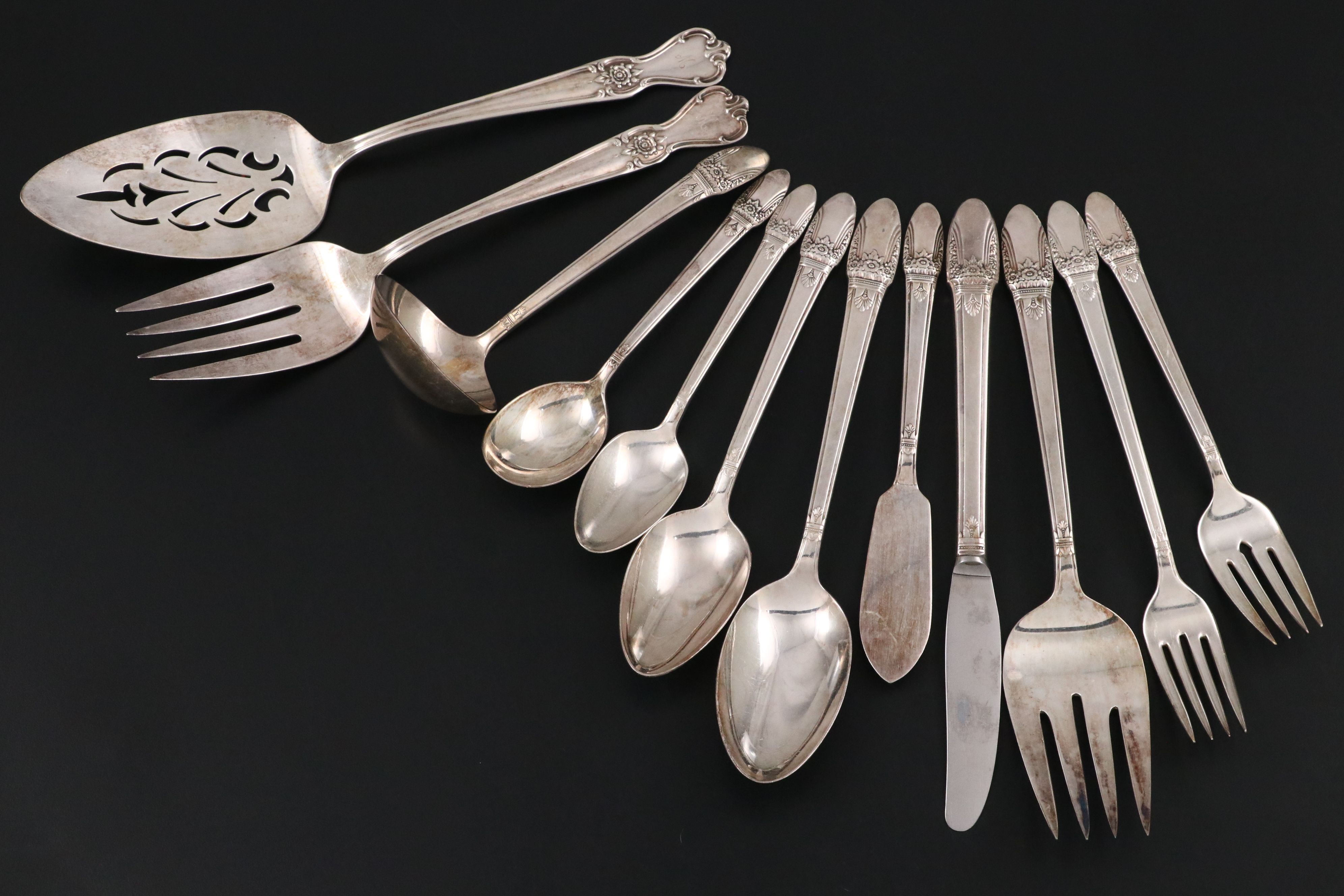 Rogers Bros. "First Love" Silver Plate Flatware in Case