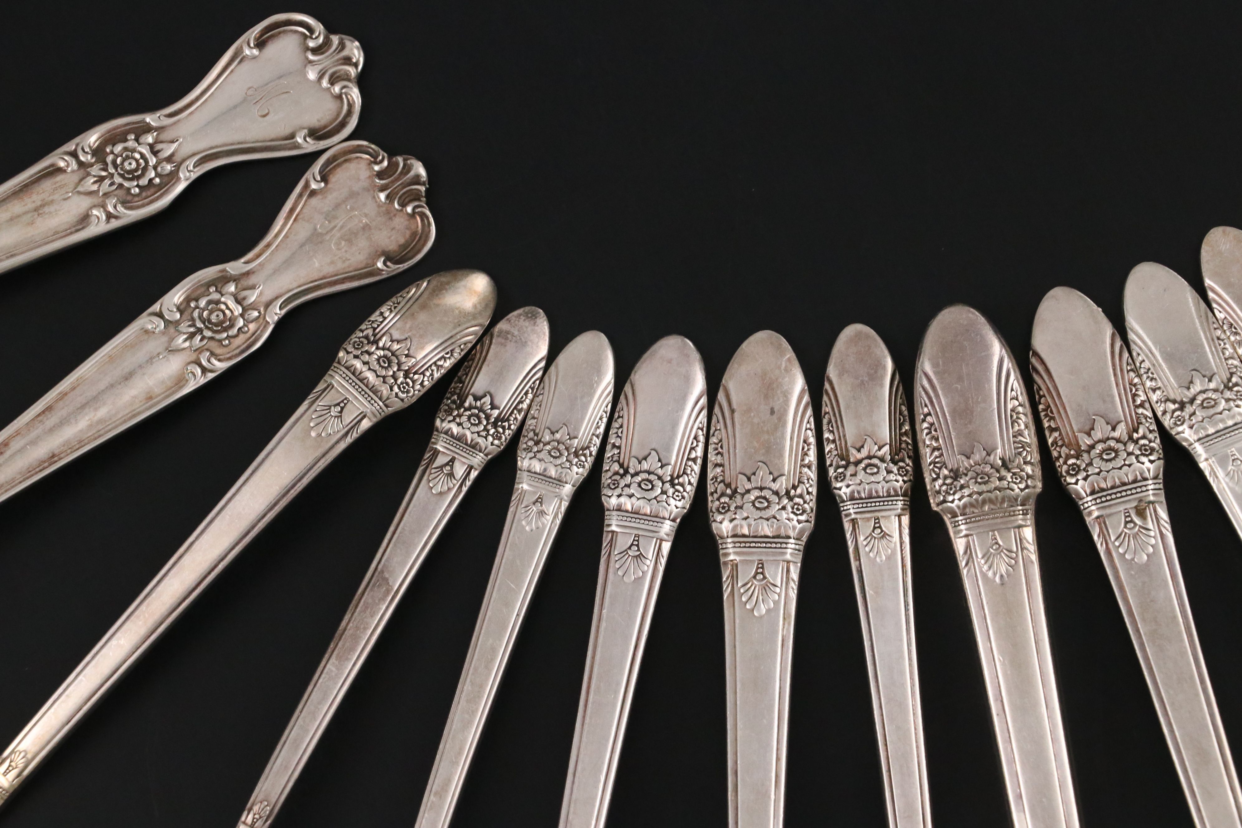 Rogers Bros. "First Love" Silver Plate Flatware in Case
