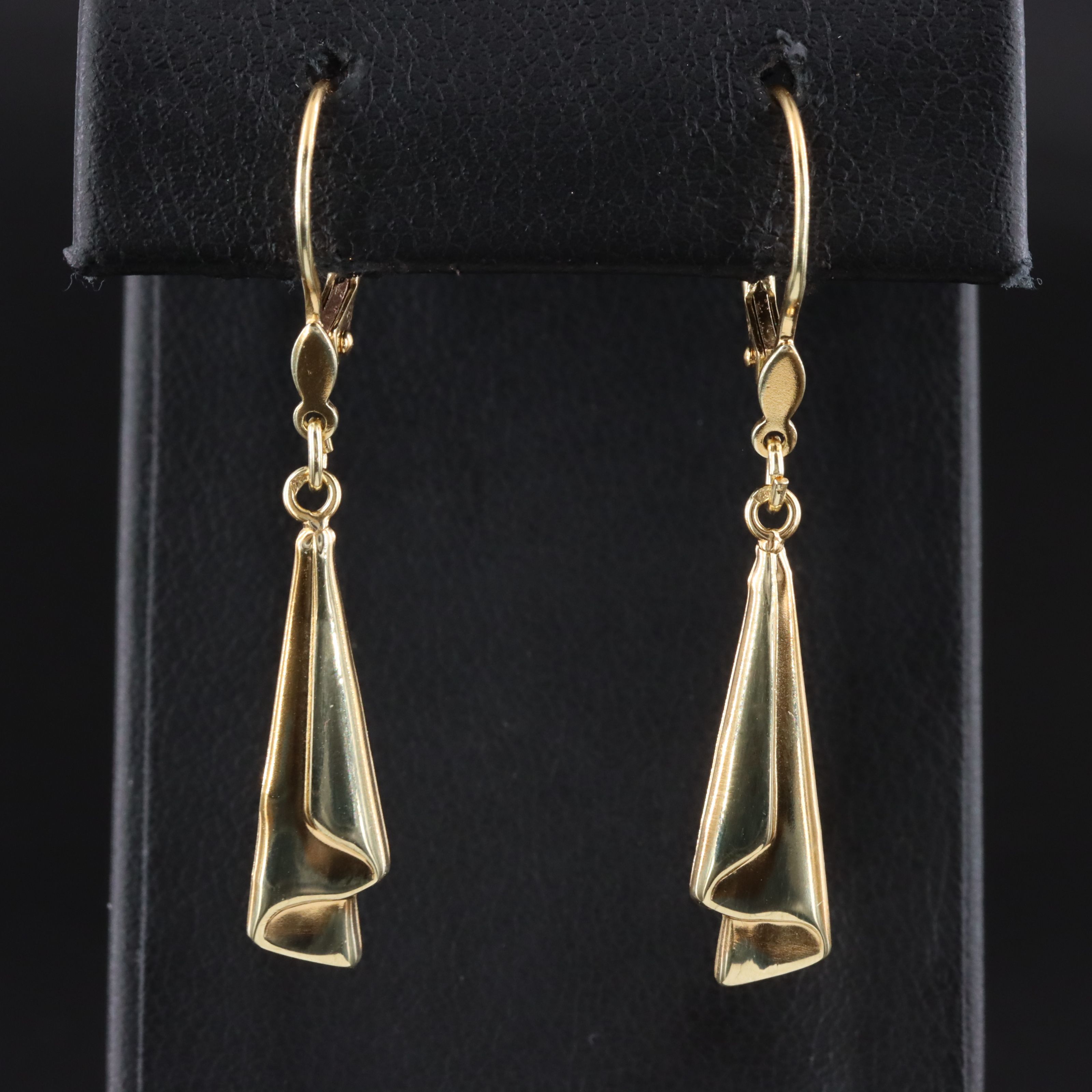 14K Draping Earrings