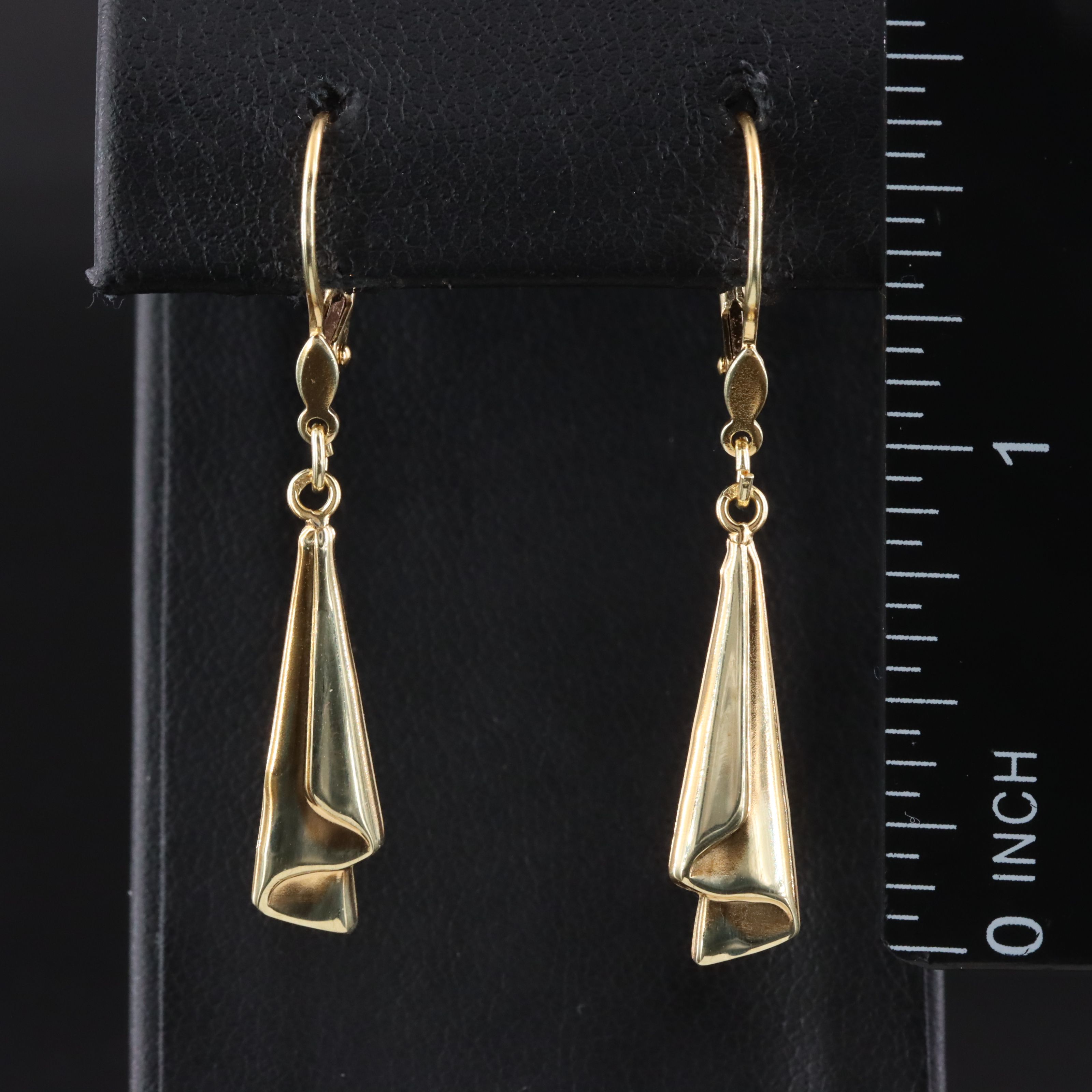 14K Draping Earrings