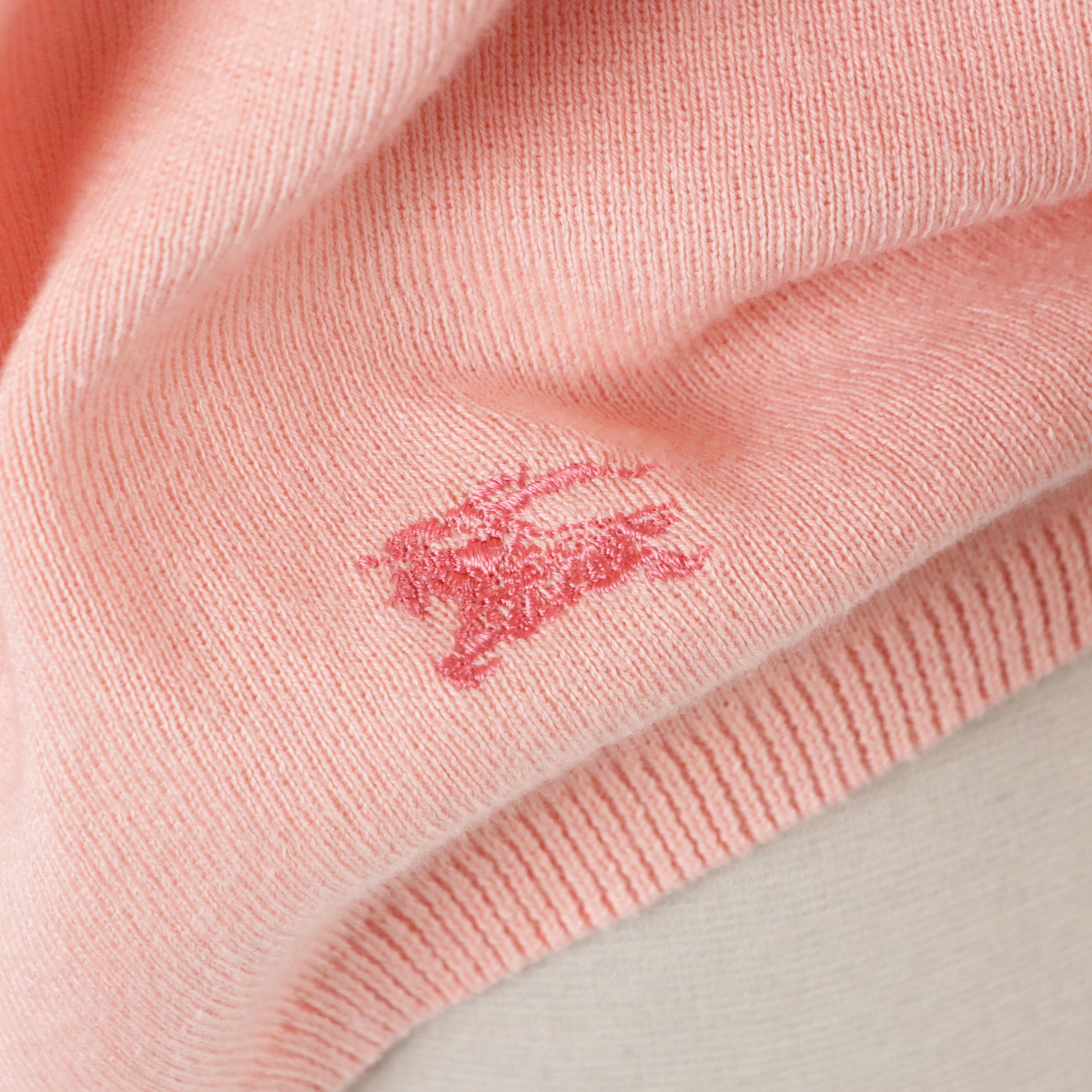 Burberry Blue Label Pink 3/4th Sleeve V-Neck Cardigan