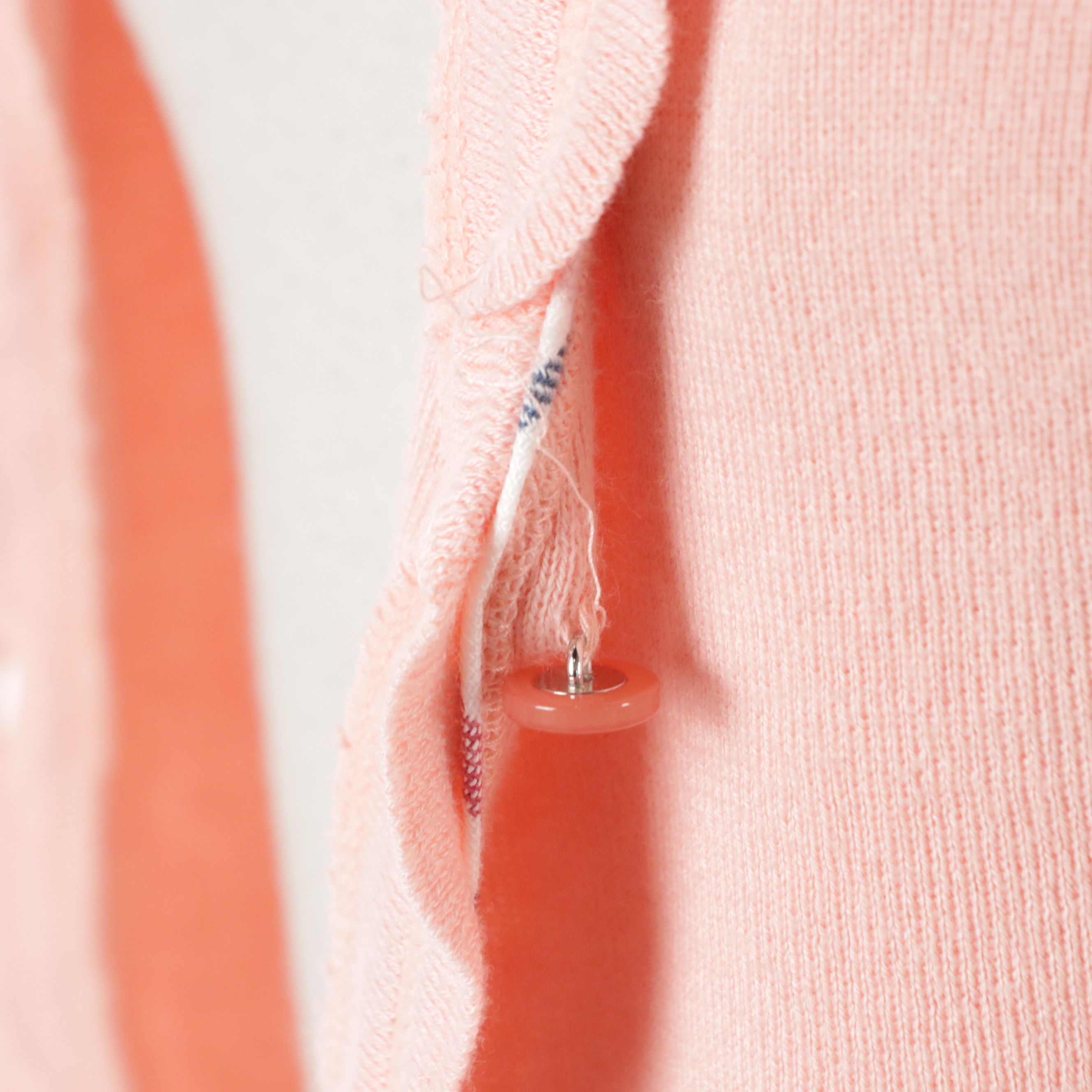 Burberry Blue Label Pink 3/4th Sleeve V-Neck Cardigan