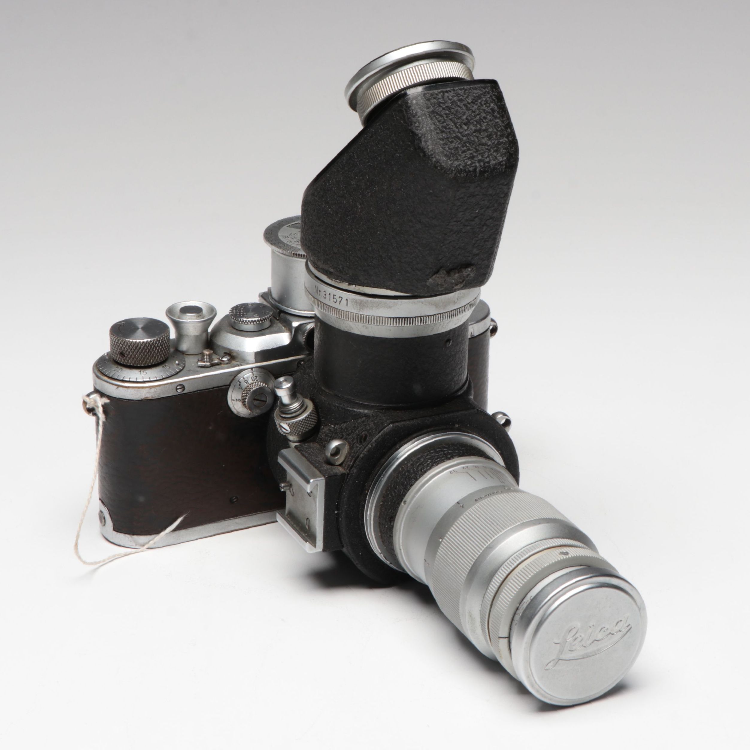 Pre WWII Leica Model IIIa with Visoflex 1 and Metraphot, Ca. 1937-1938