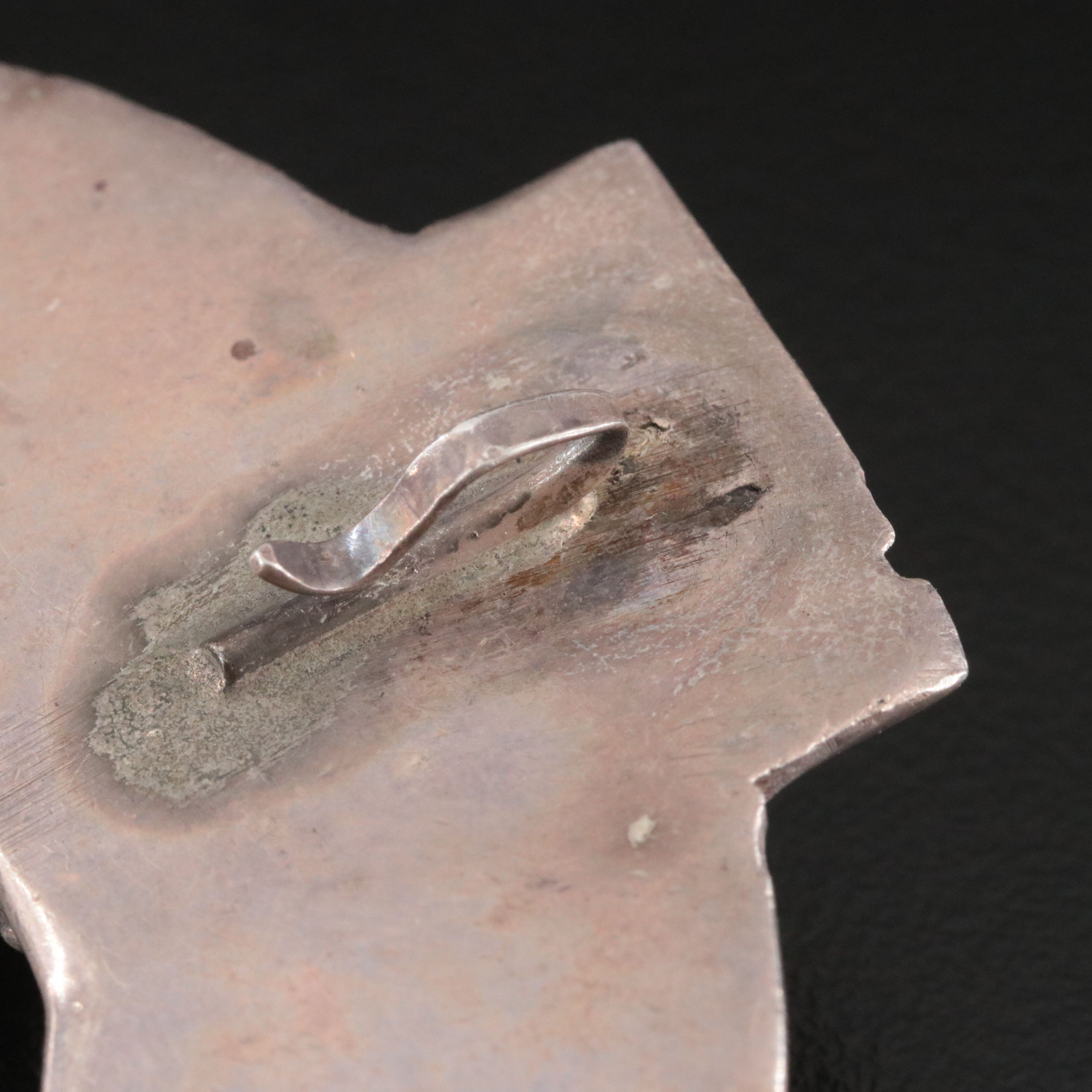 Sterling Turquoise Naja Pendant