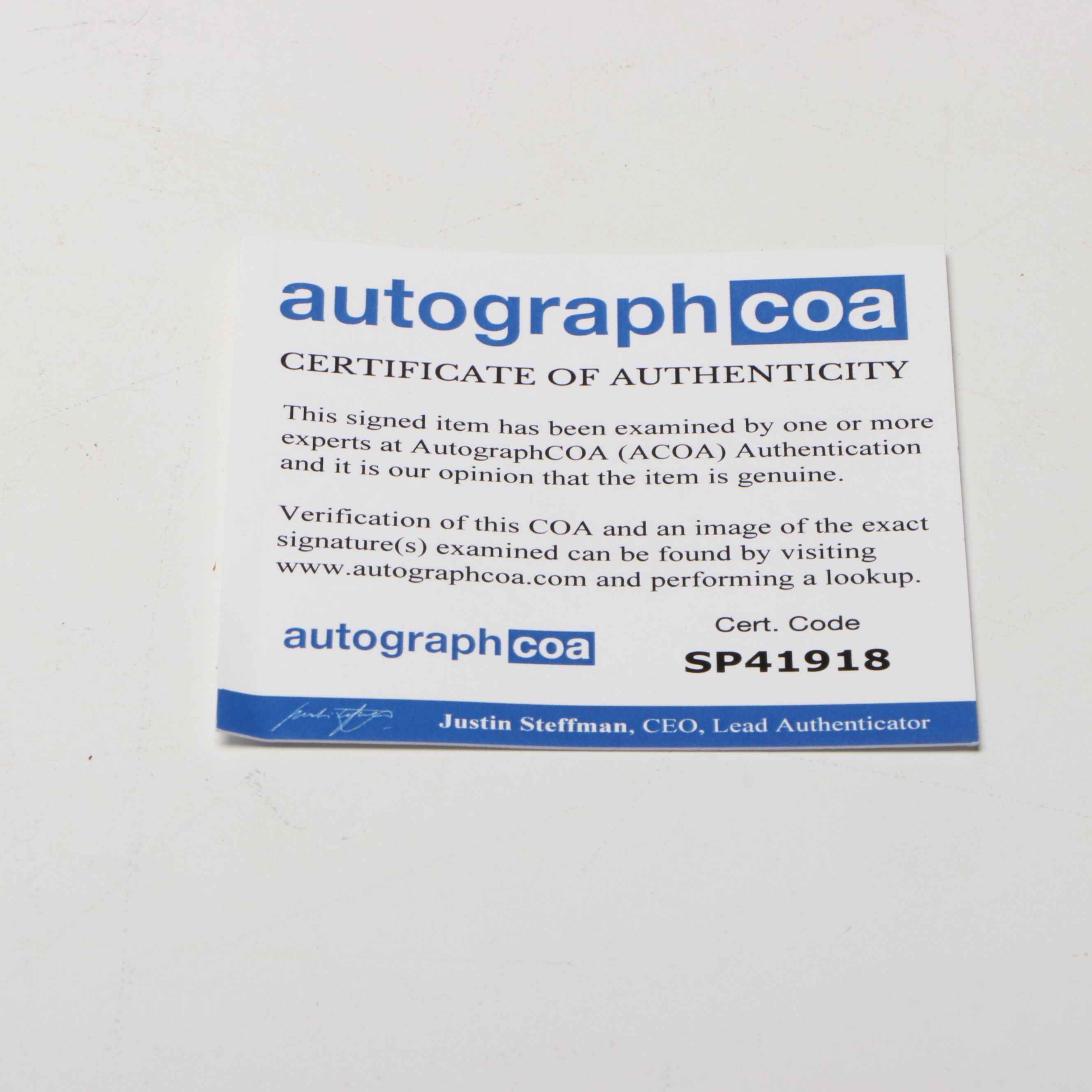 Taylor Swift Signed "The Tortured Poets Department" CD Card in Frame