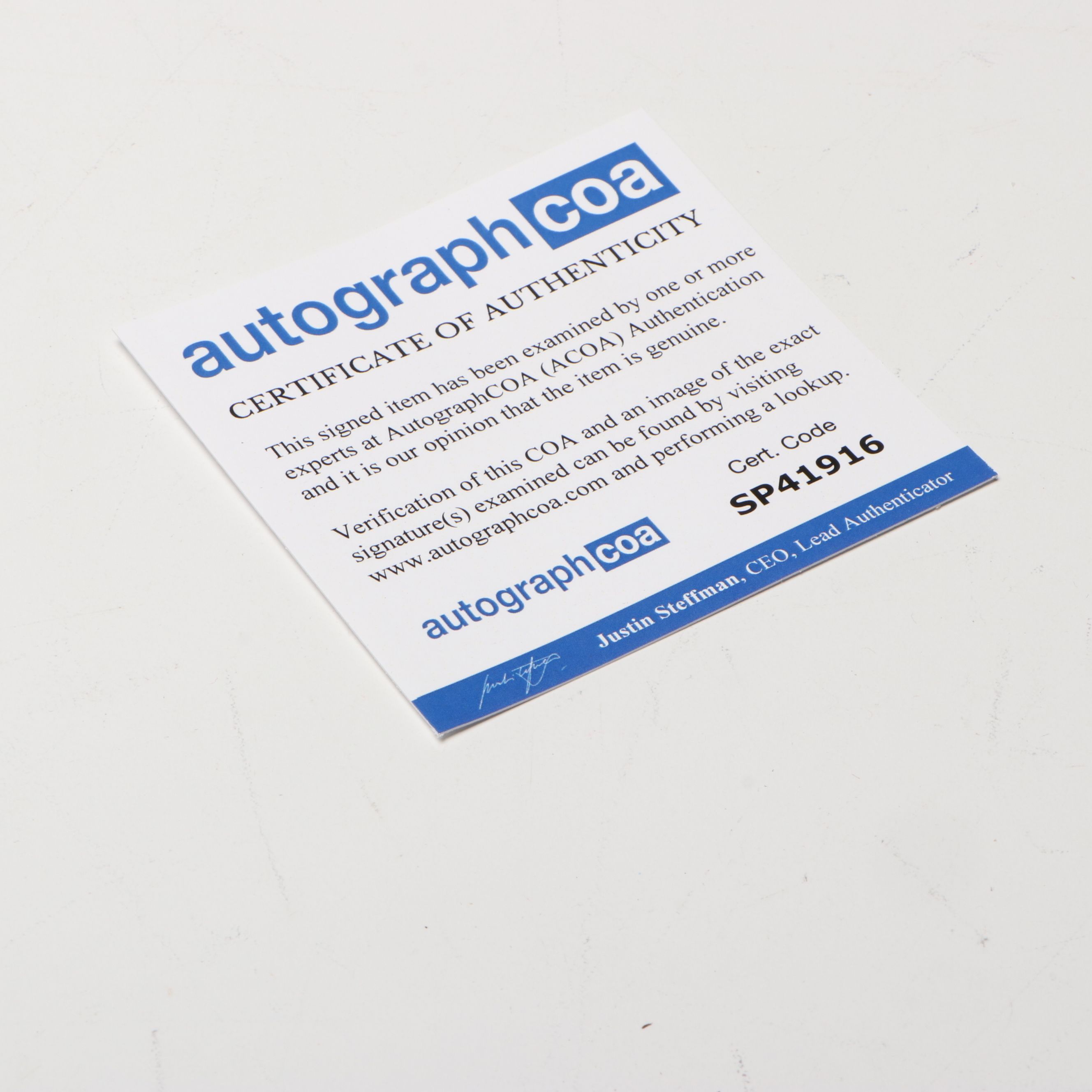 Taylor Swift Signed "The Tortured Poets Department" CD Card in Frame