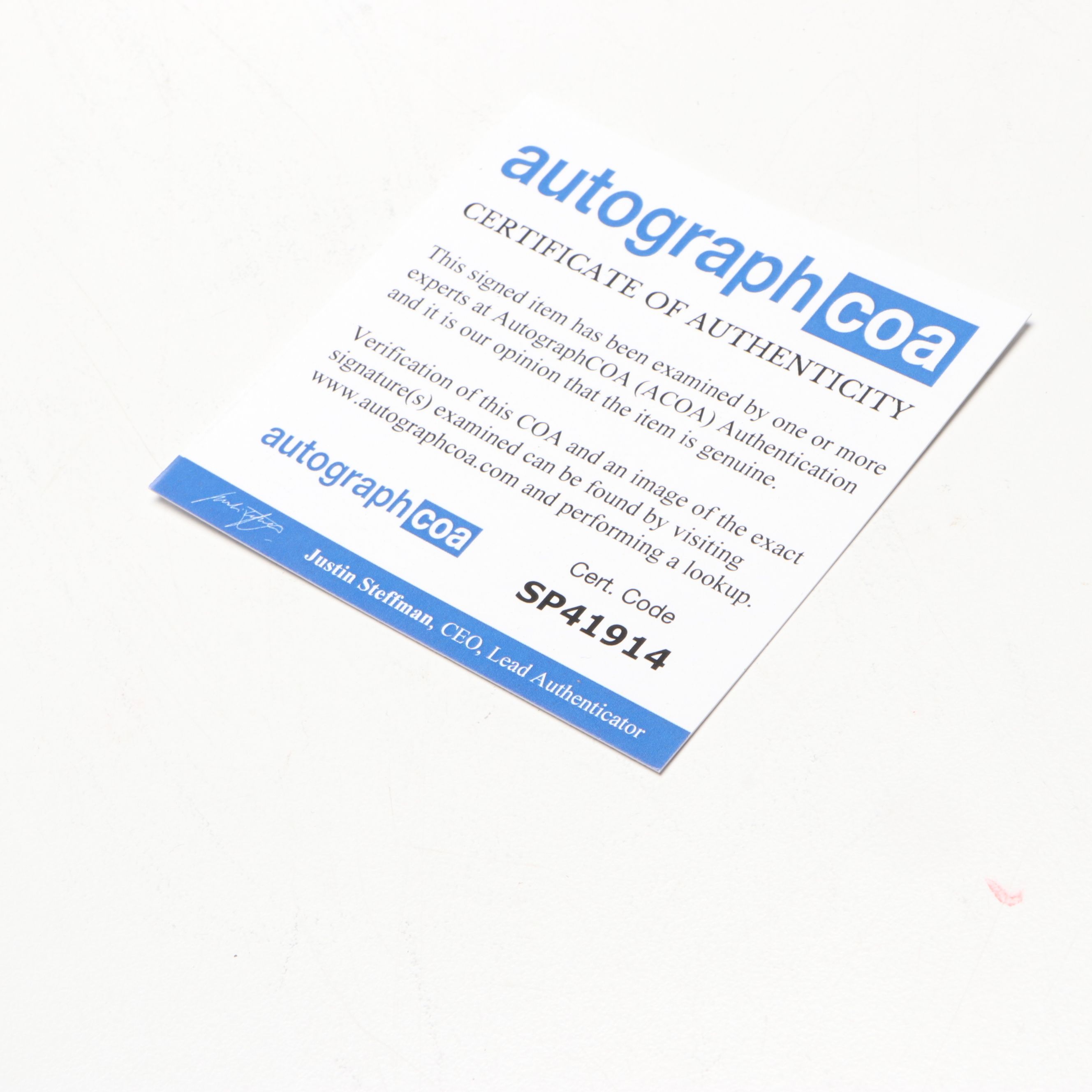 Taylor Swift Signed "The Tortured Poets Department" CD Card in Frame