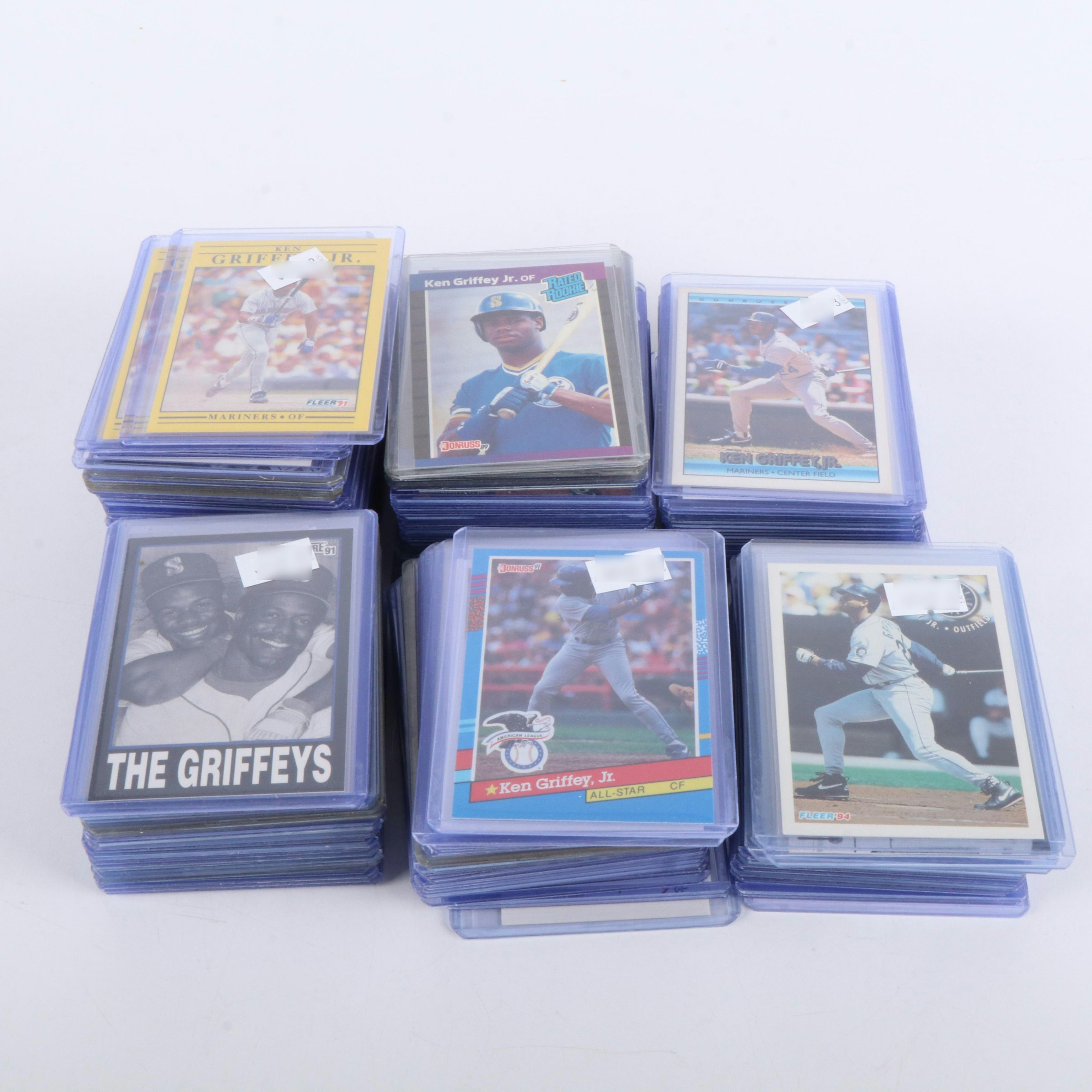 Ken Griffey Jr. Baseball Card Collection Featuring Rookies, Inserts, and More