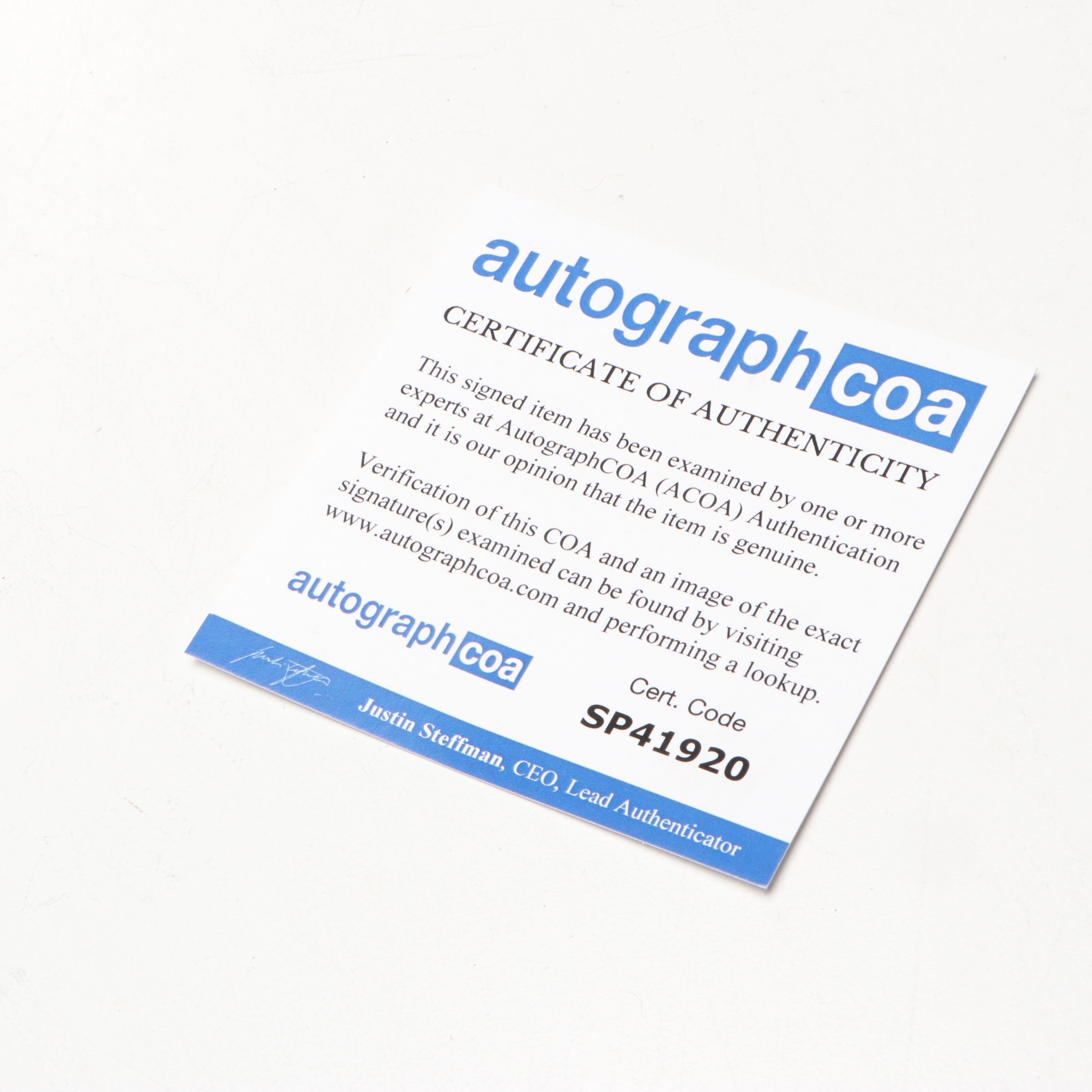 Taylor Swift Signed "The Tortured Poets Department" CD Card in Frame