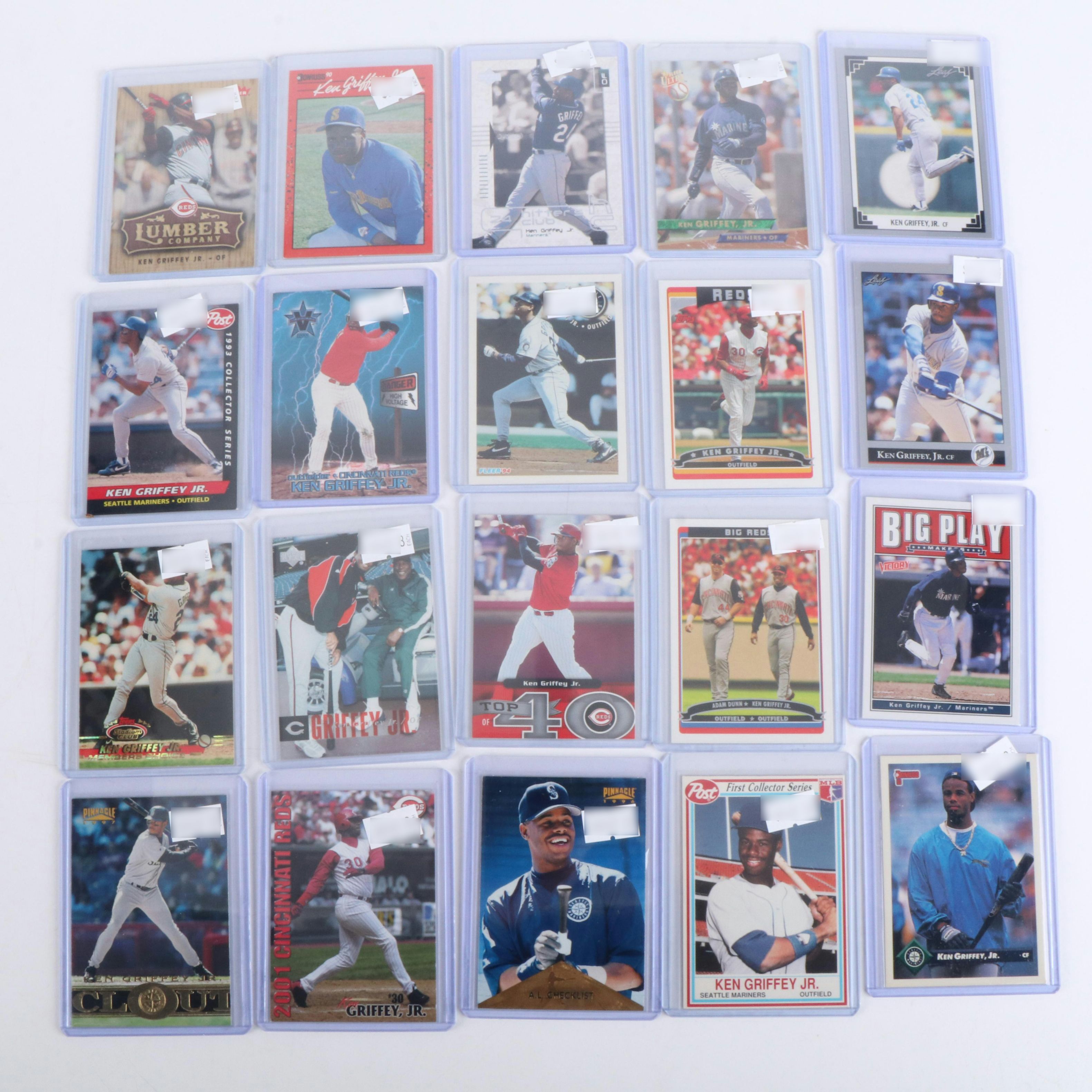Ken Griffey Jr. Baseball Card Collection Featuring Rookies, Inserts, and More