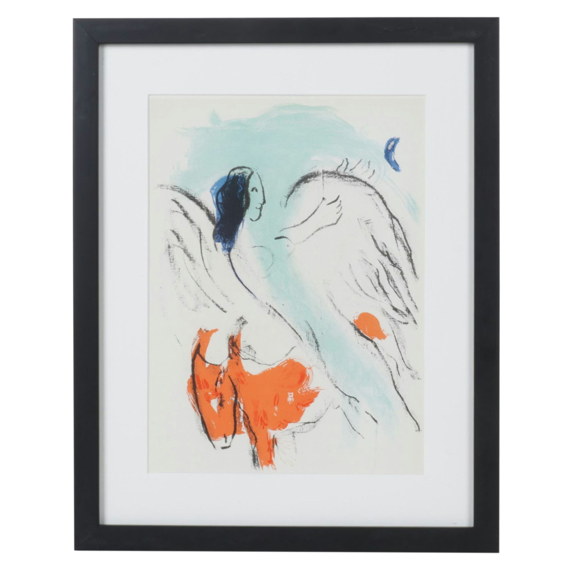 Rotogravure after Marc Chagall "The Angel"