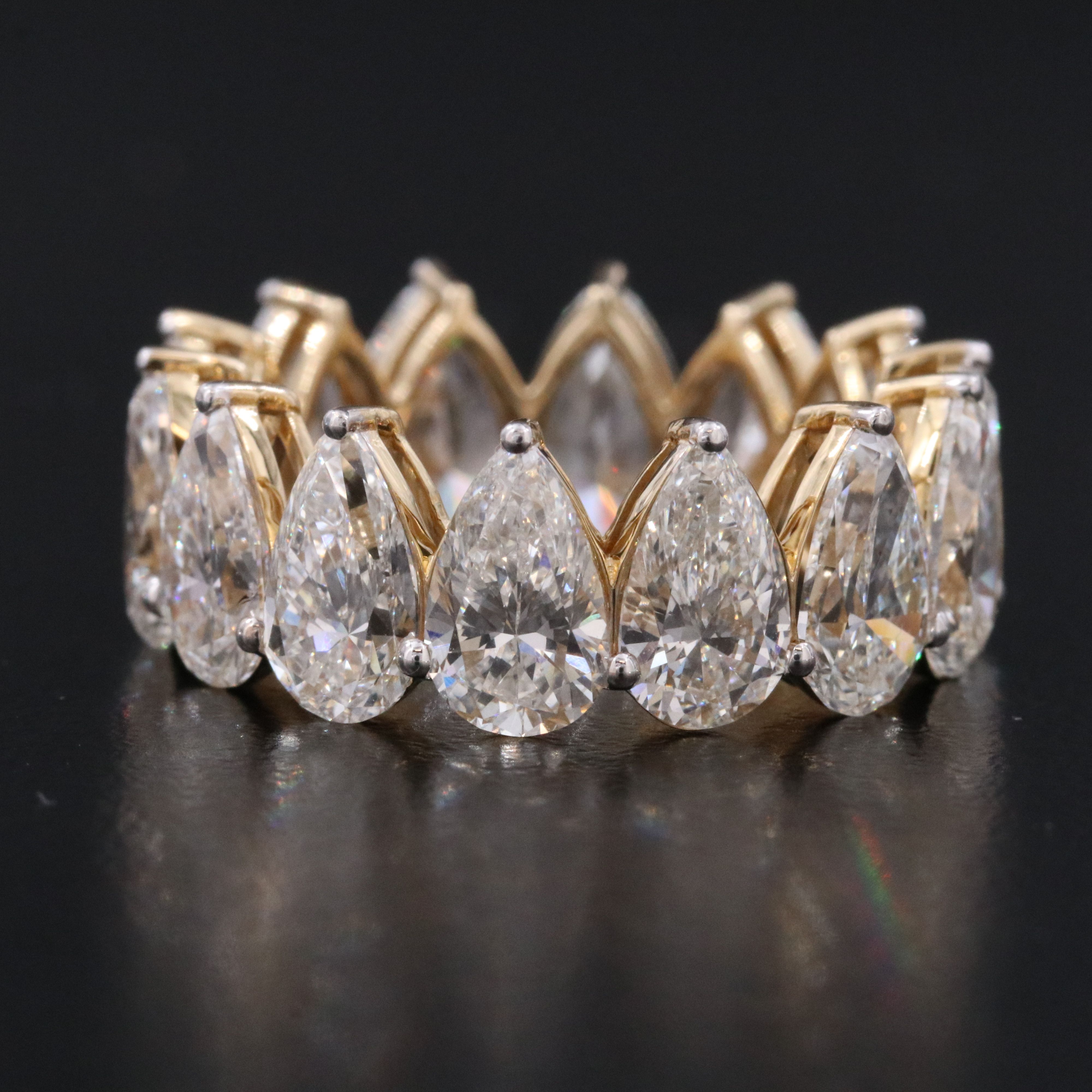 14K 9.07 CTW Lab Grown Diamond Eternity Band