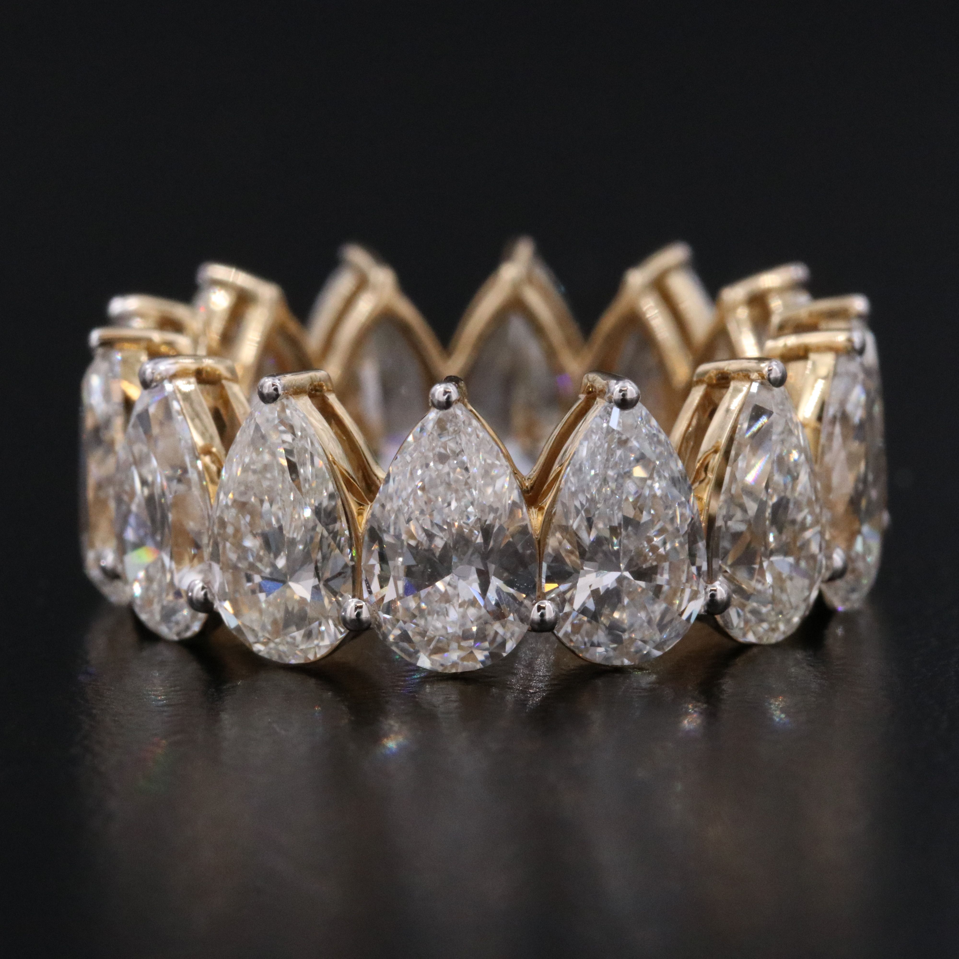 14K 9.07 CTW Lab Grown Diamond Eternity Band