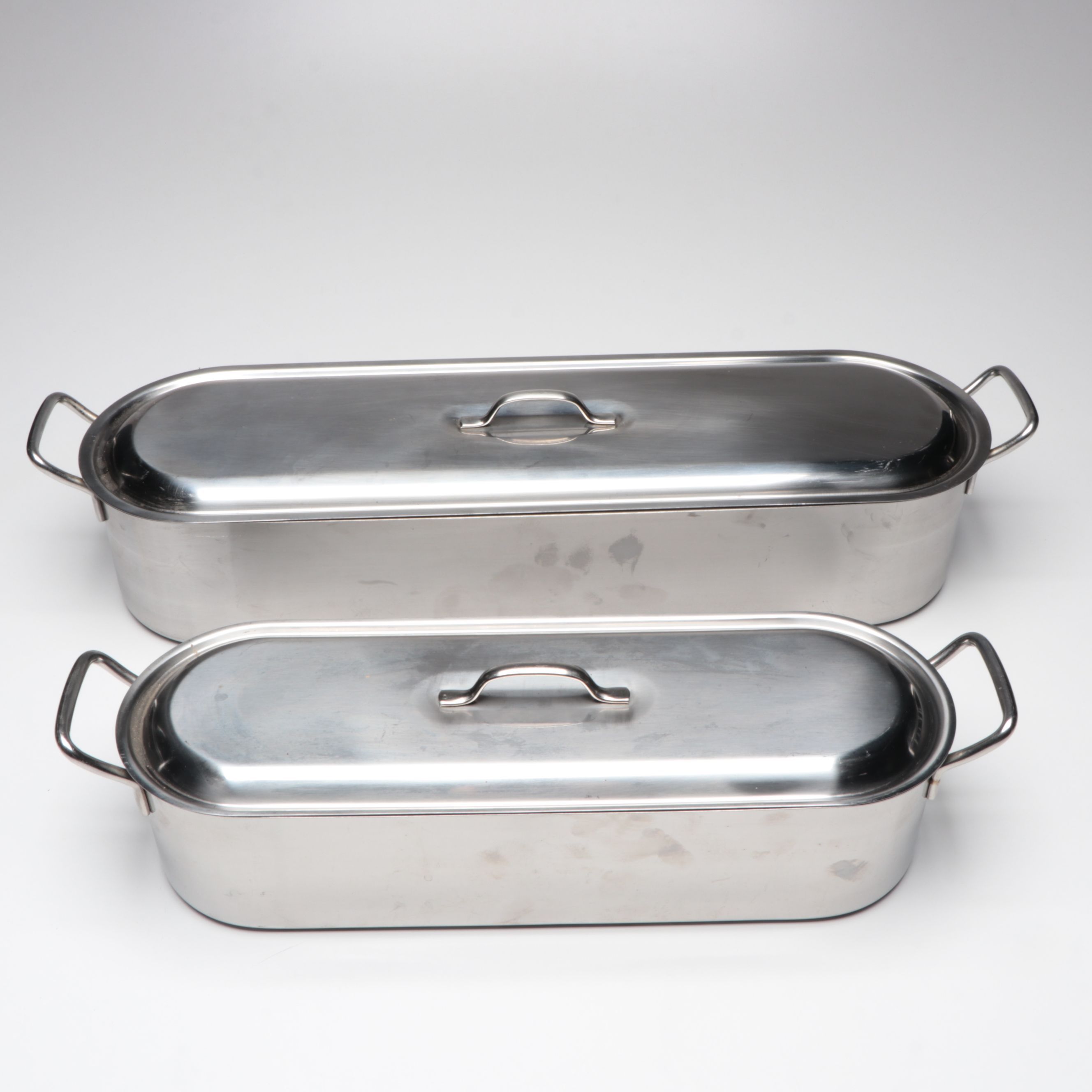 INOX Italian Stainless Steel Fish Poachers