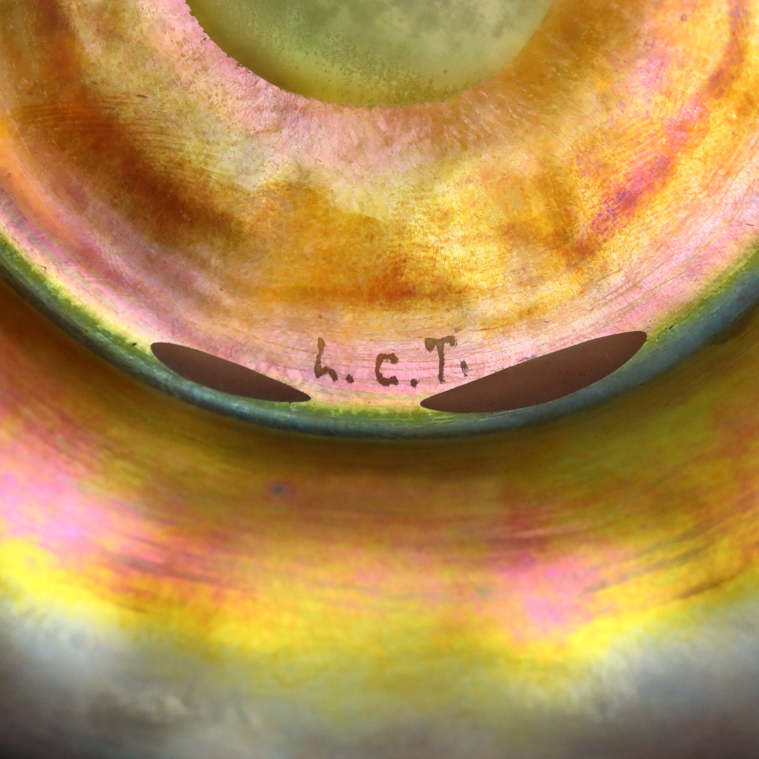 Louis Comfort Tiffany Favrile Art Glass Finger Bowls and Underplates