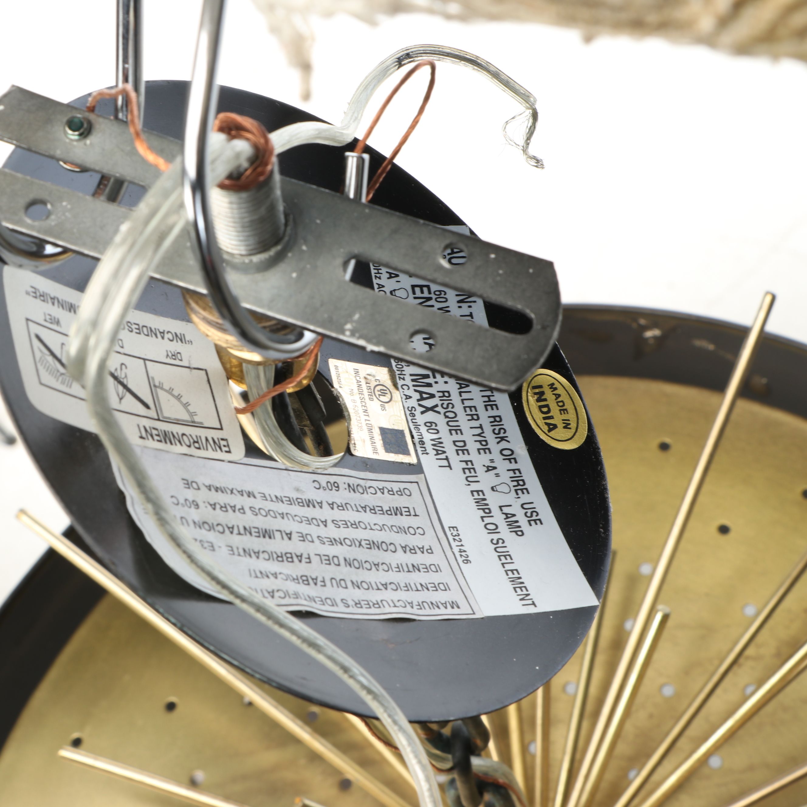 Mid Century Modern Atomic Style Pendant, Contemporary