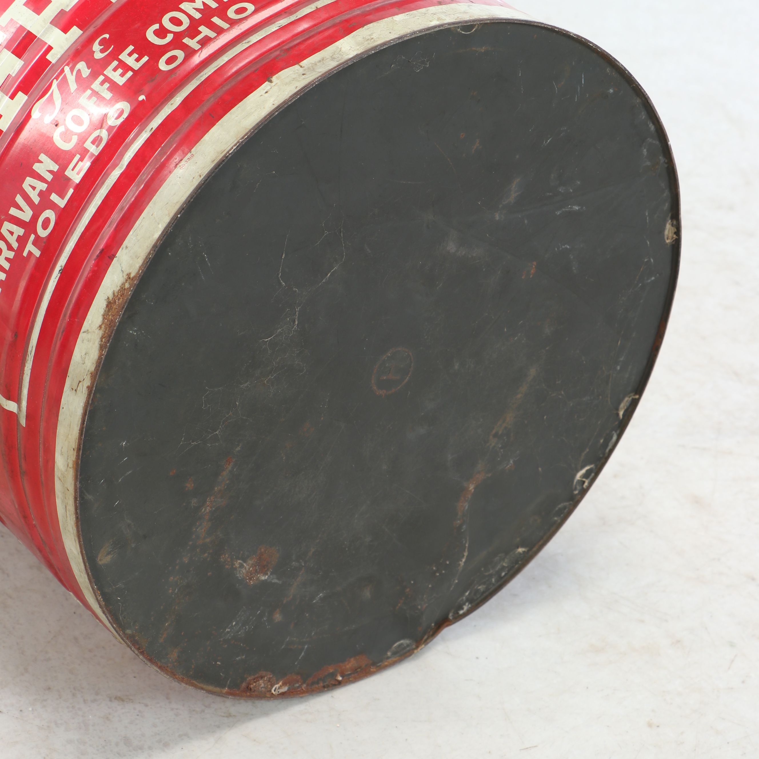 Kar-A-Van Cafe Coffee Vintage Metal Storage Container