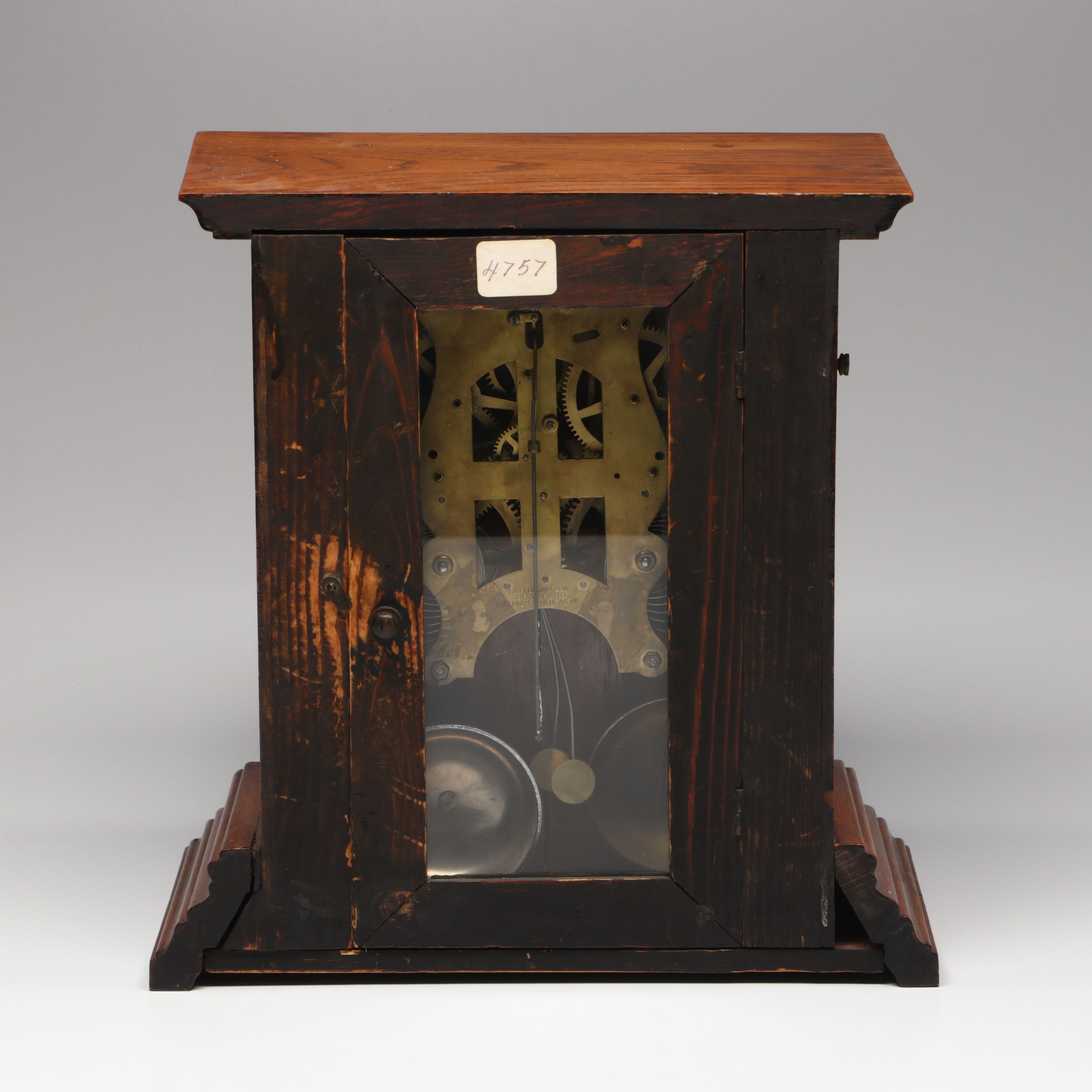 Fattorini & Sons English Wooden Mantel Clock