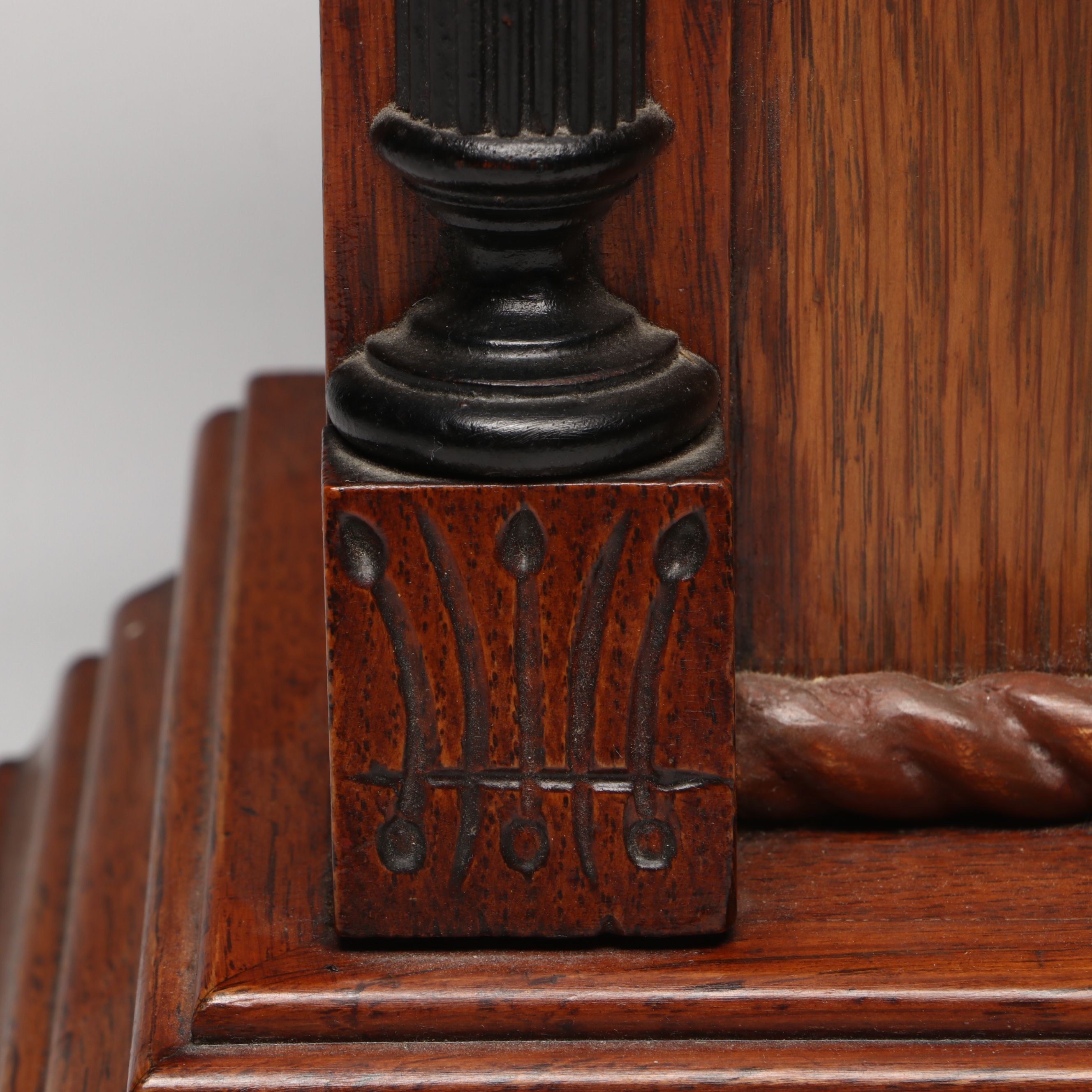 Fattorini & Sons English Wooden Mantel Clock