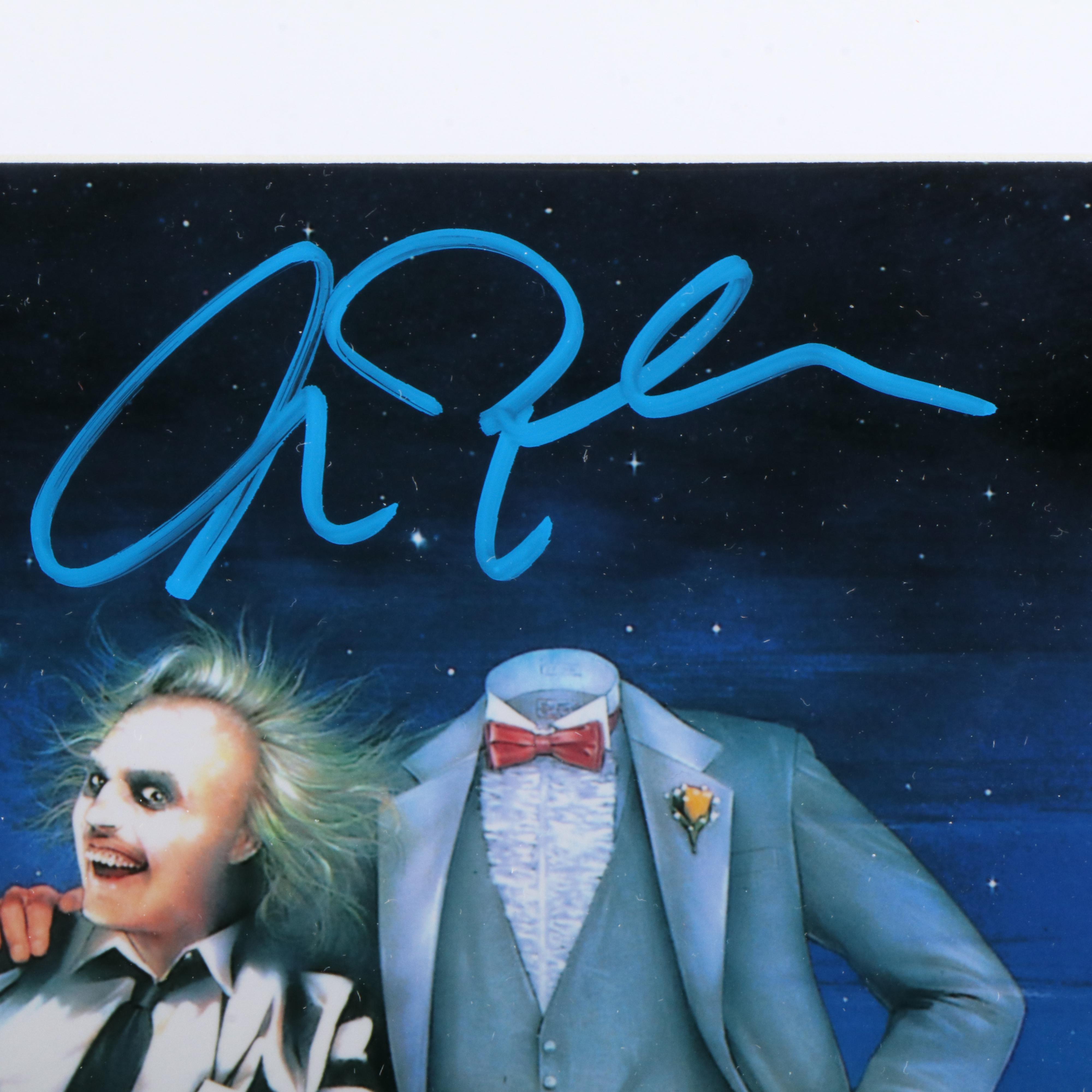 Alec Baldwin Signed “Beetlejuice” Movie Print in Matted Frame, JSA