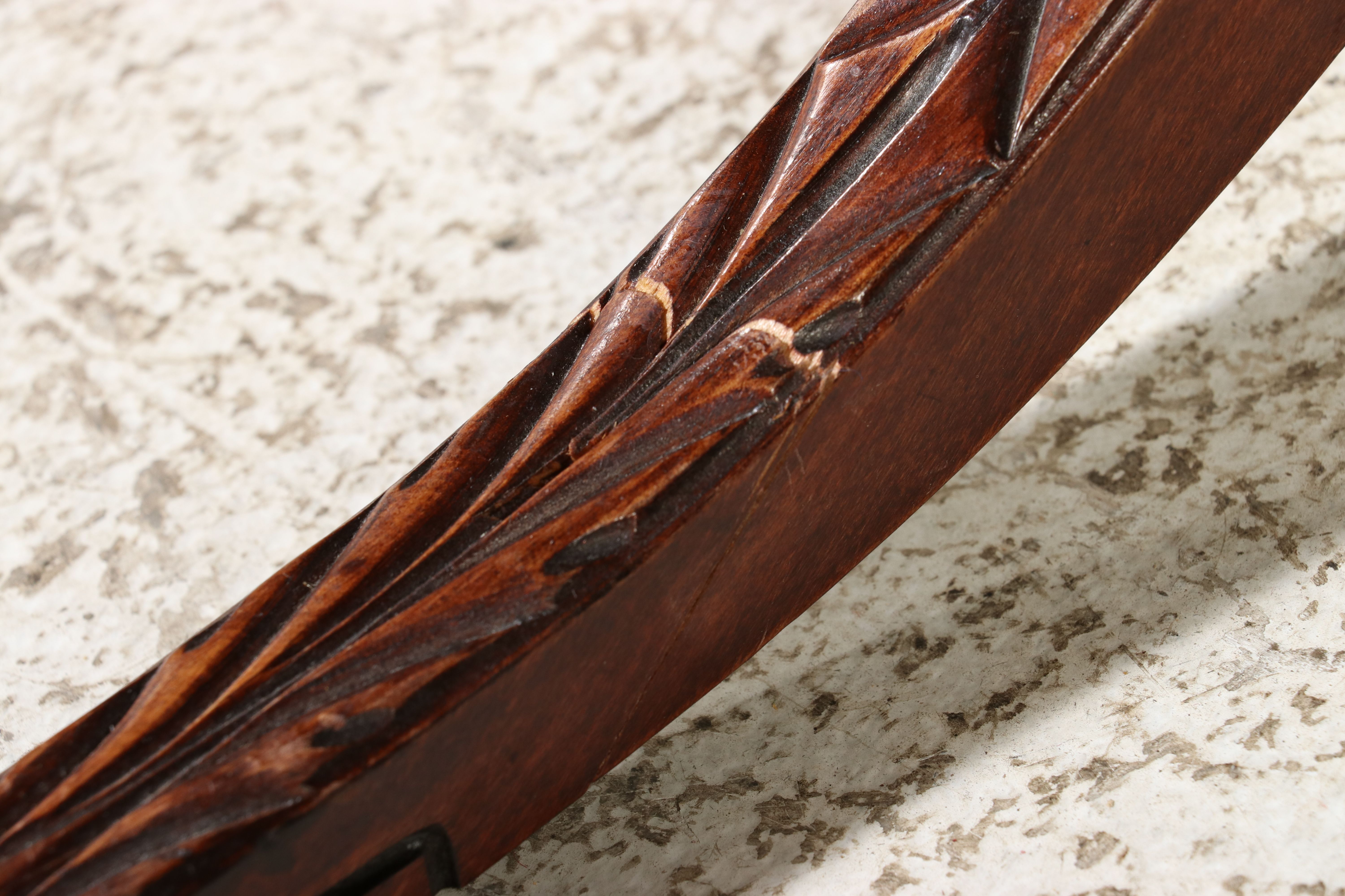 Mersman Duncan Phyfe Style Pedestal Drum Table with Carved Tripod Base