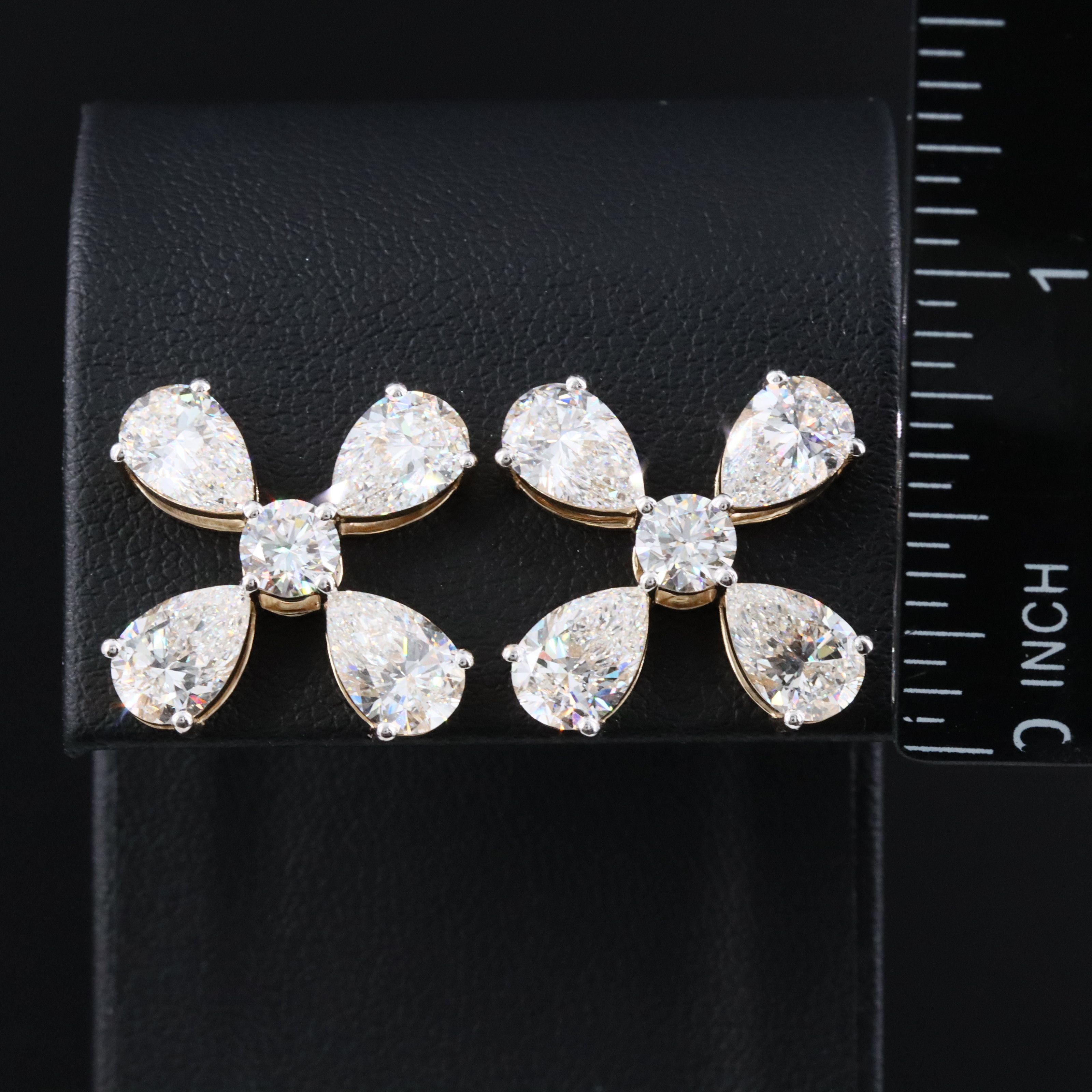 14K 8.82 CTW Lab Grown Diamond Earrings