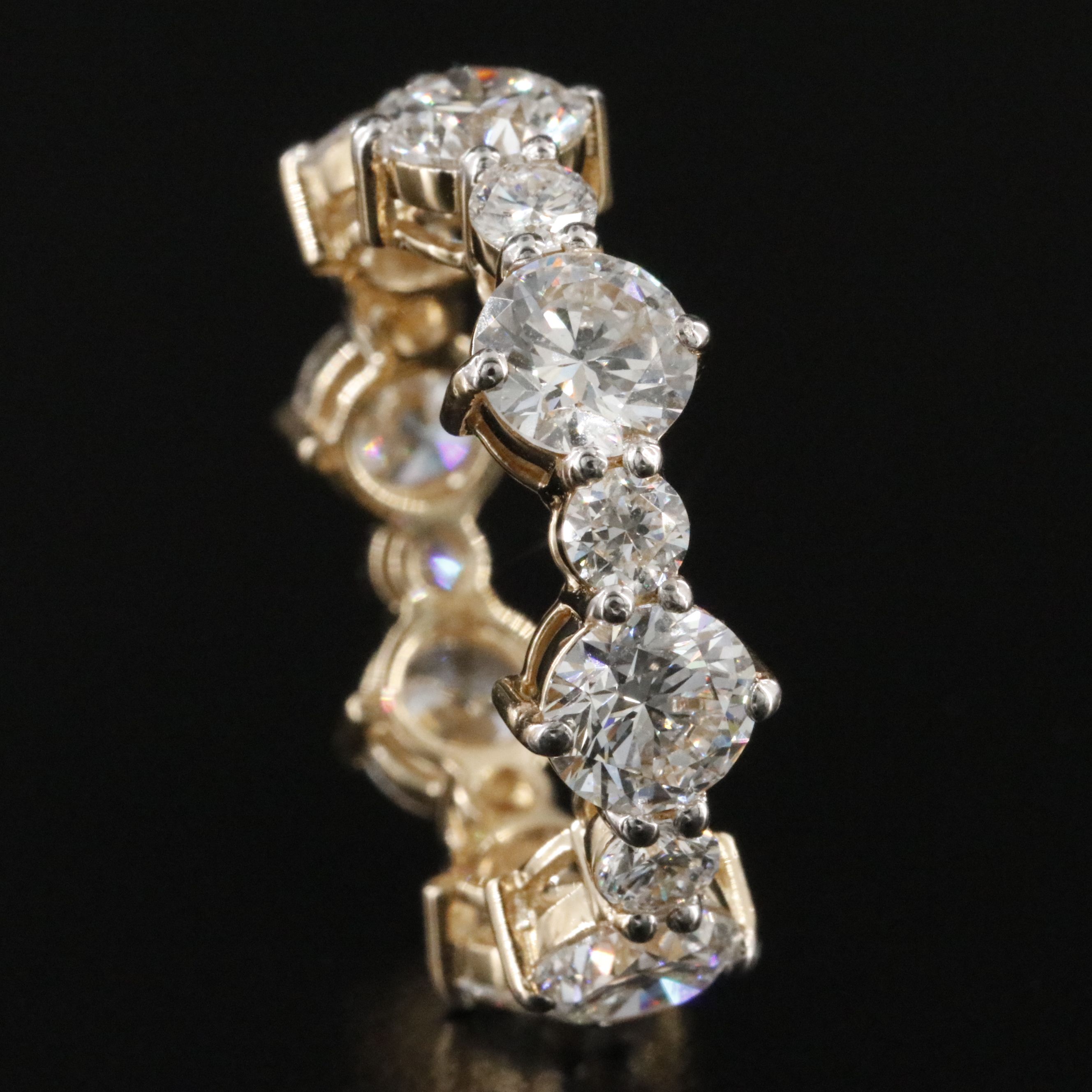 14K 5.77 CTW Lab Grown Diamond Eternity Band