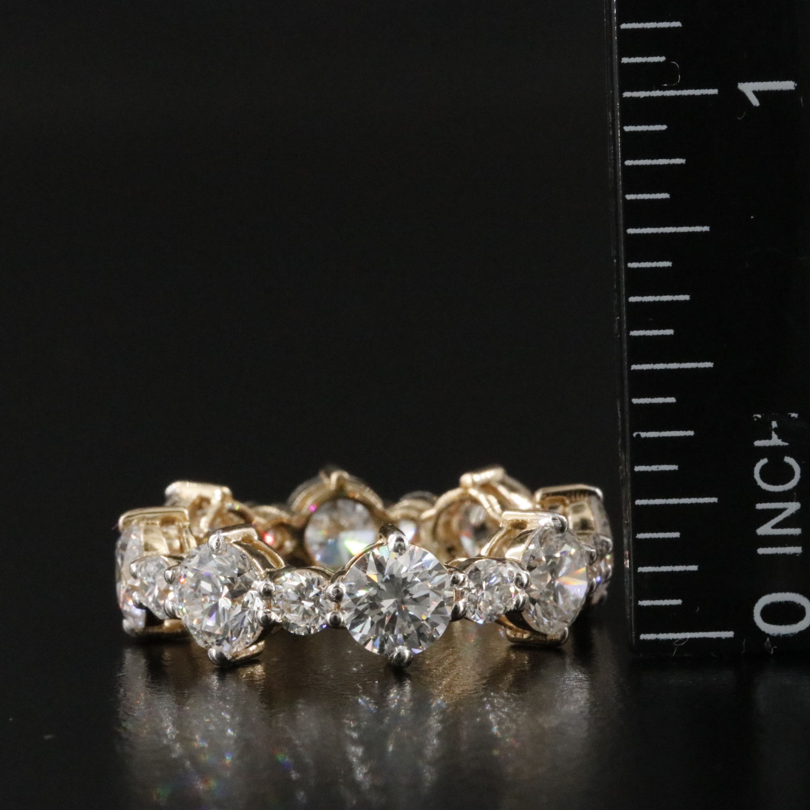 14K 5.77 CTW Lab Grown Diamond Eternity Band