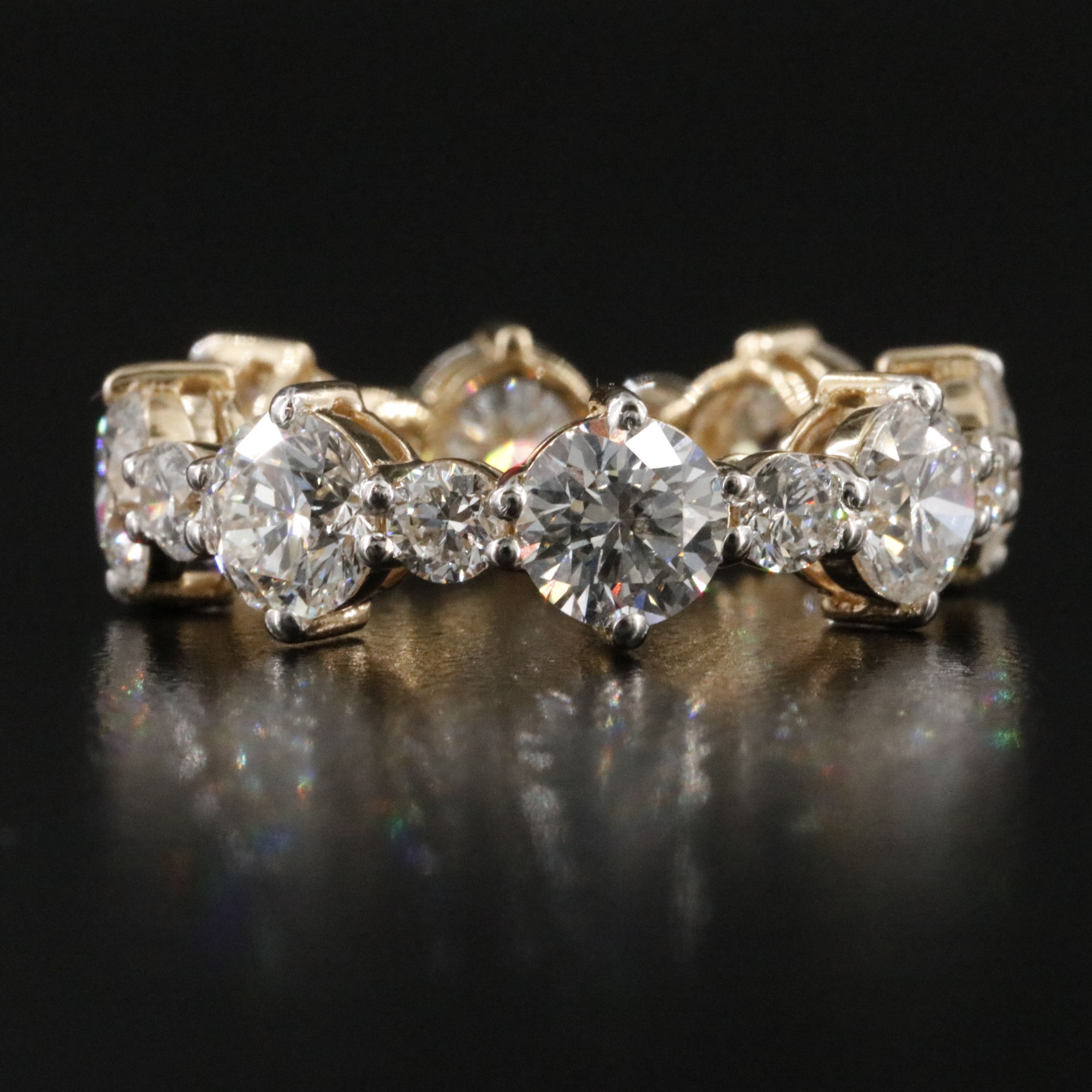 14K 5.77 CTW Lab Grown Diamond Eternity Band