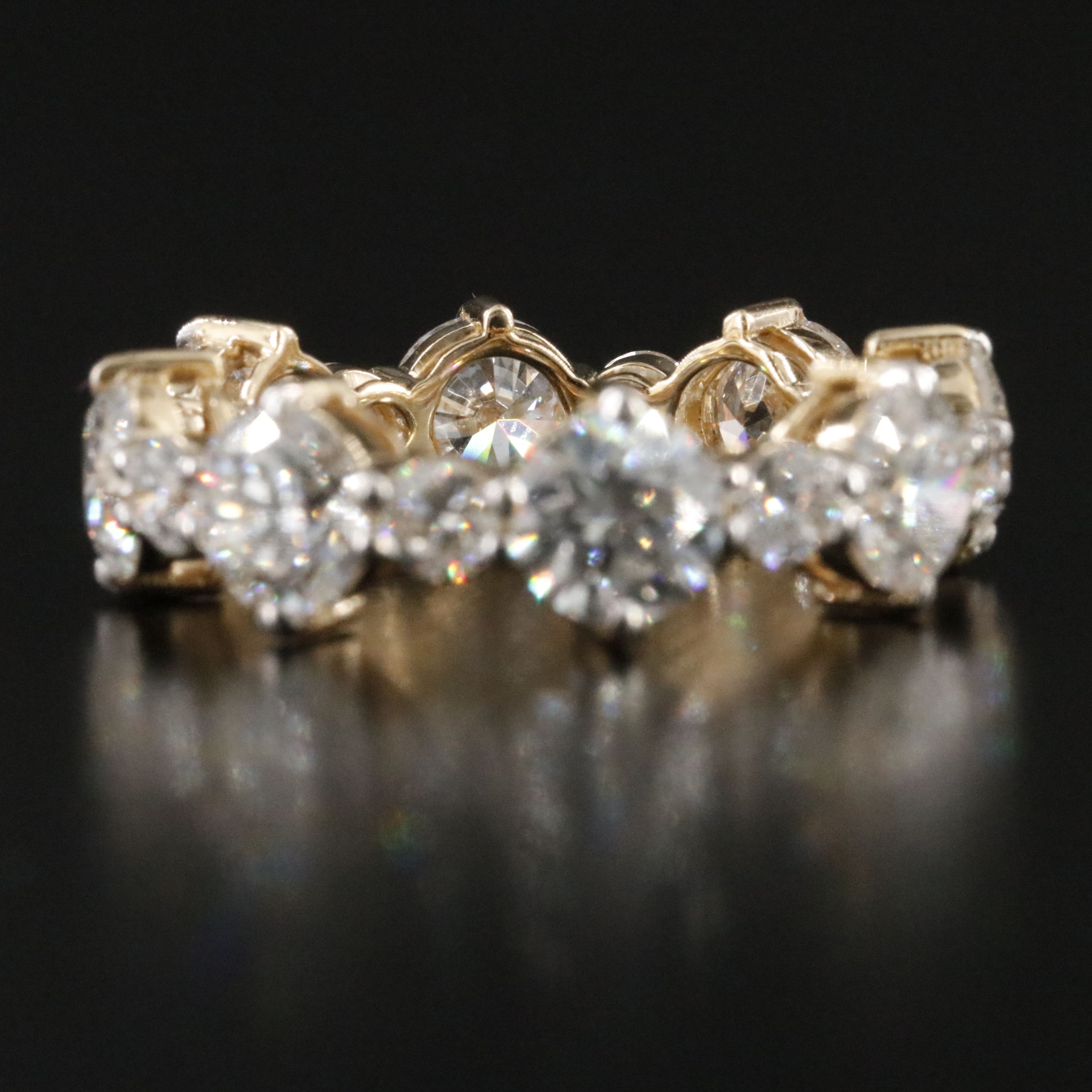 14K 5.77 CTW Lab Grown Diamond Eternity Band