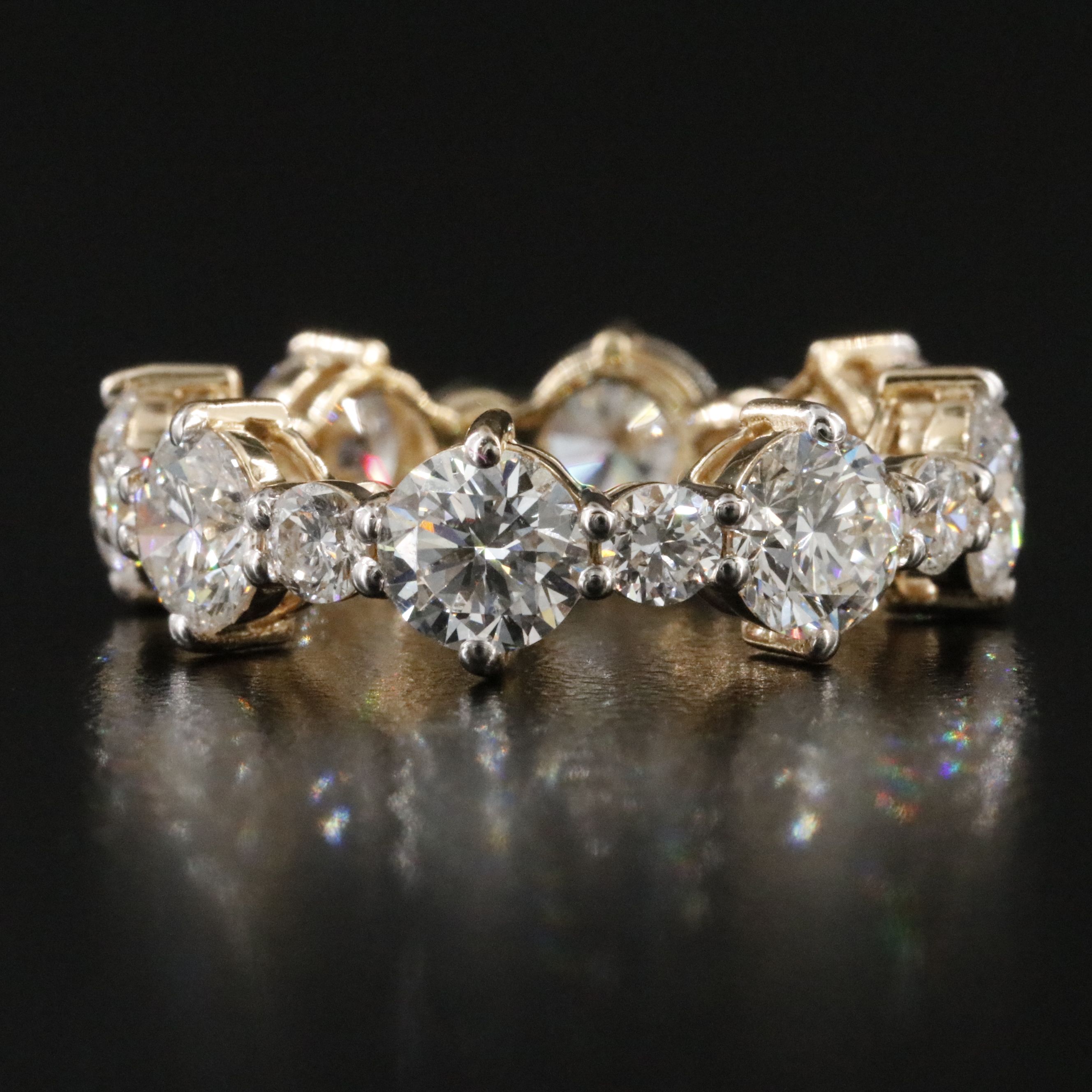 14K 5.77 CTW Lab Grown Diamond Eternity Band