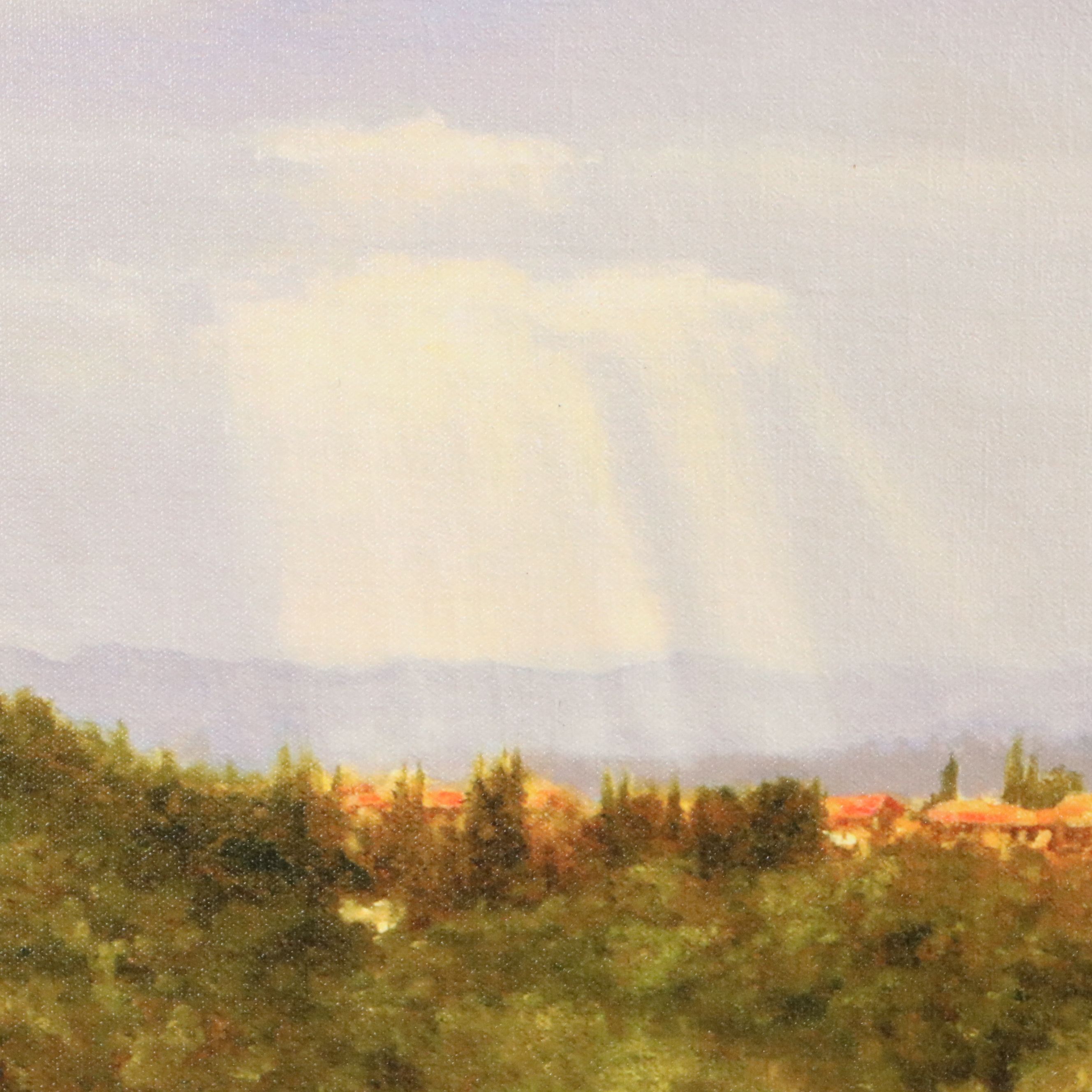 Giclée of Rolling Countryside After Pam Dunn