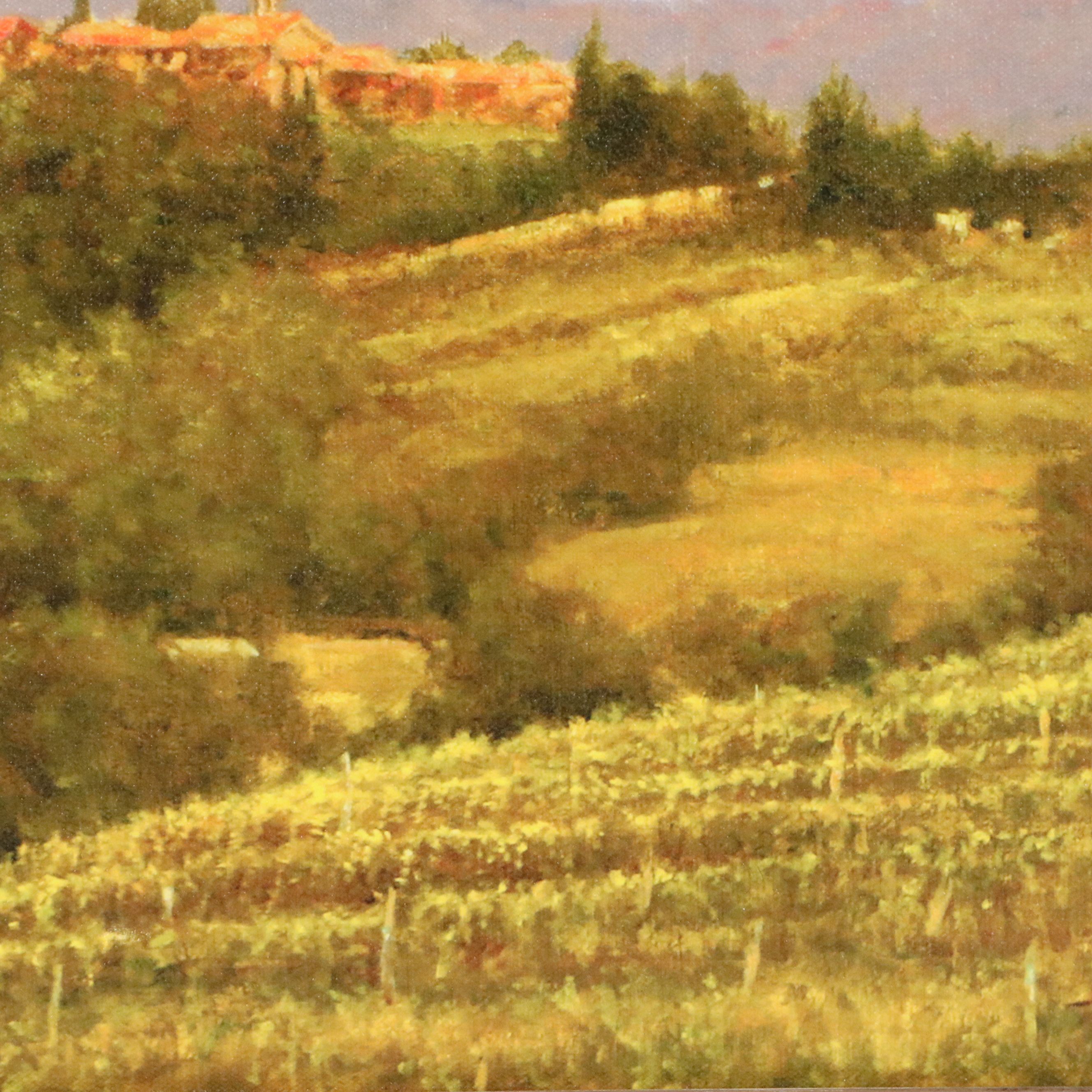 Giclée of Rolling Countryside After Pam Dunn