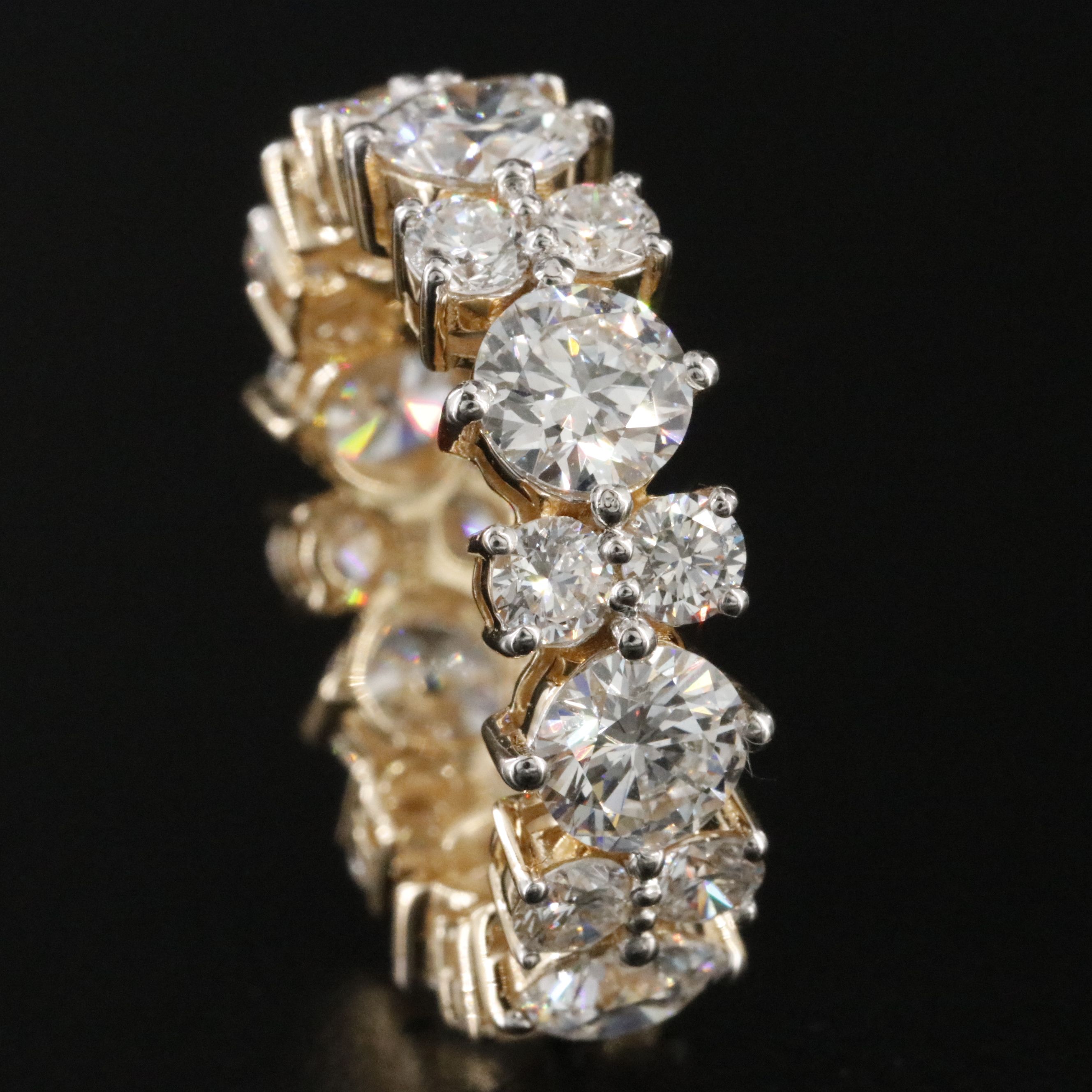 14K 6.63 CTW Lab Grown Diamond Eternity Band