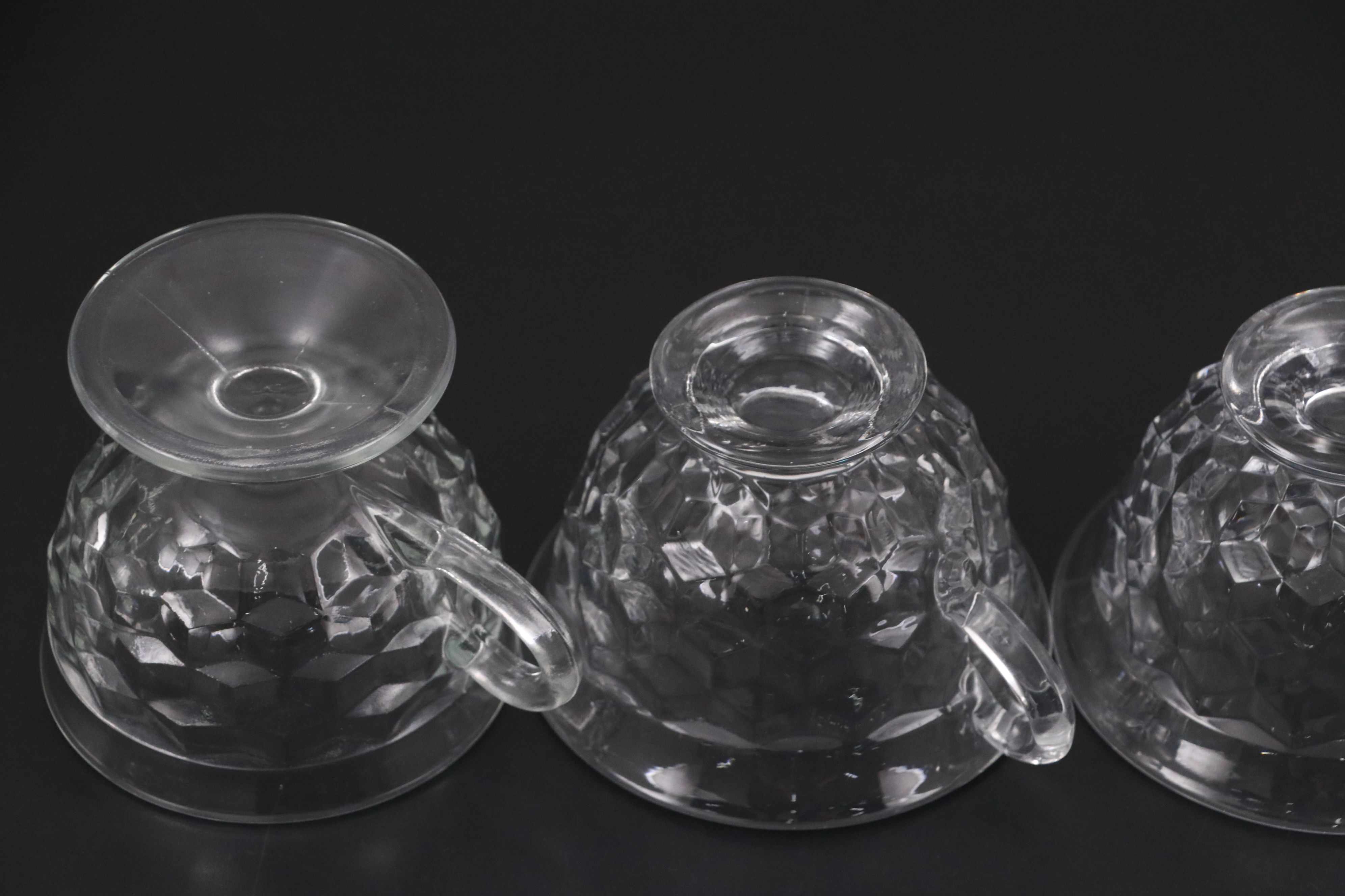 Fostoria "American Clear" Glassware with More Colony "Whitehall Clear" Serveware