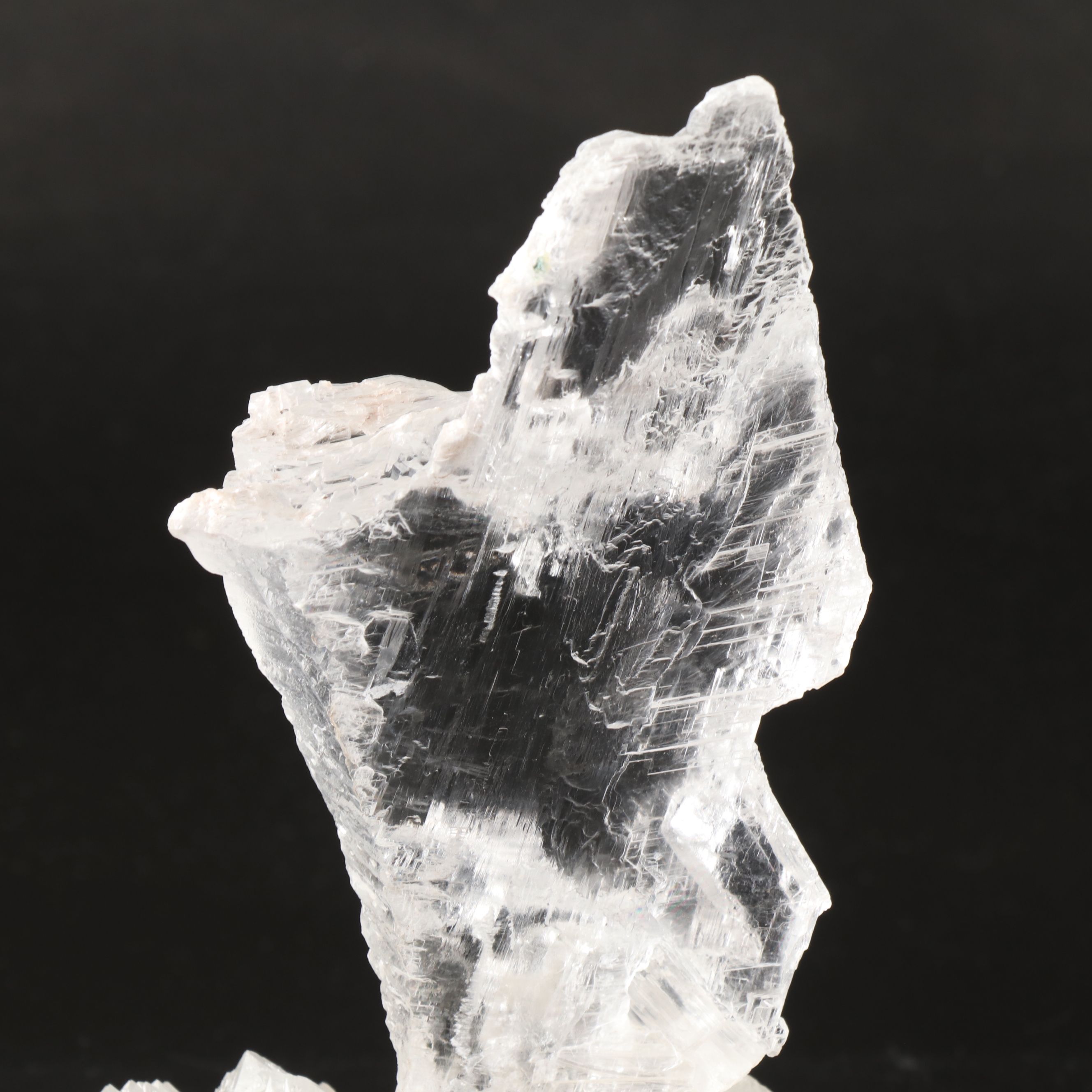 Quartz Crystal Matrix with Selenite Specimen