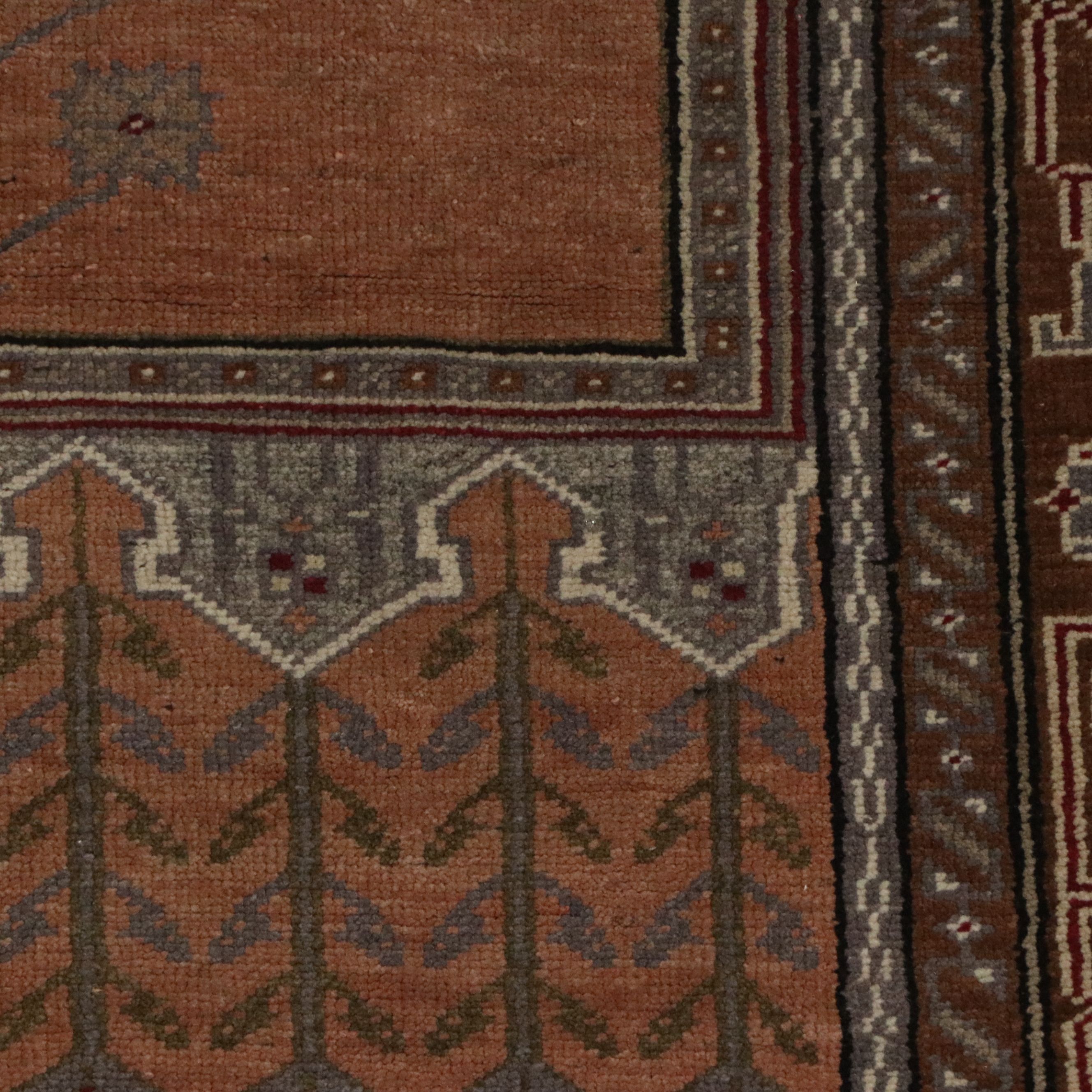 3'10 x 7'7 Hand-Knotted Turkish Ghiordes Prayer Rug