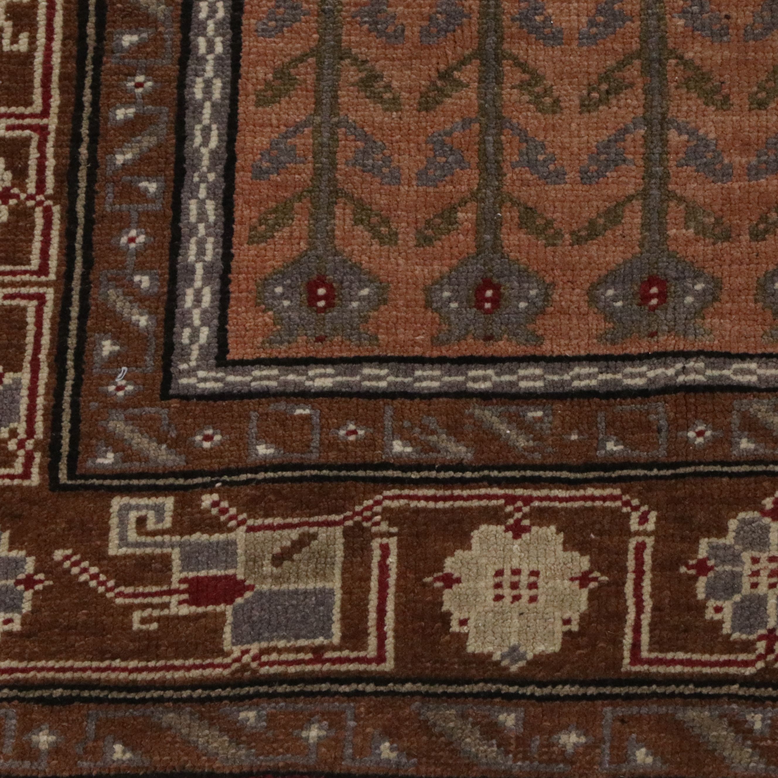 3'10 x 7'7 Hand-Knotted Turkish Ghiordes Prayer Rug