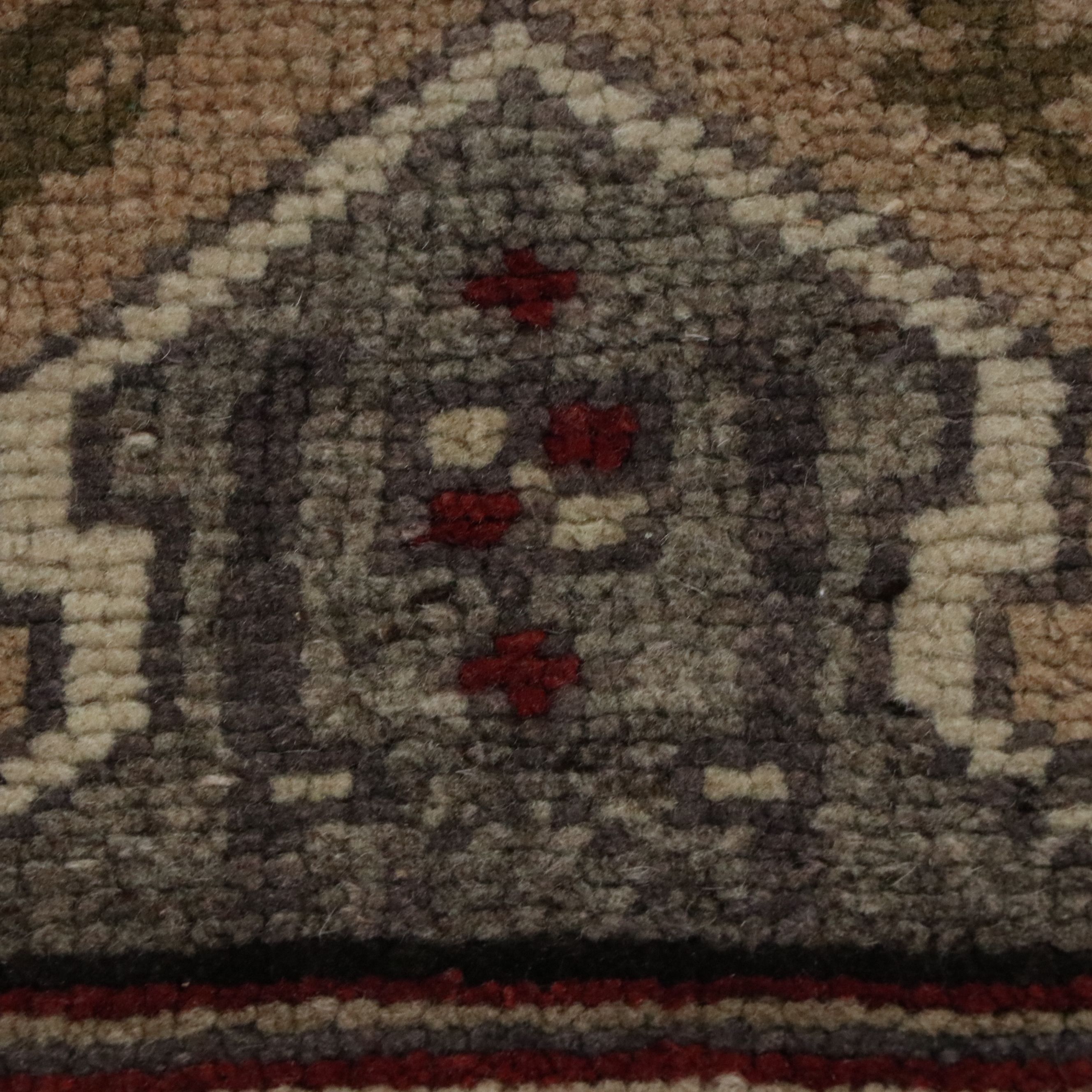 3'10 x 7'7 Hand-Knotted Turkish Ghiordes Prayer Rug