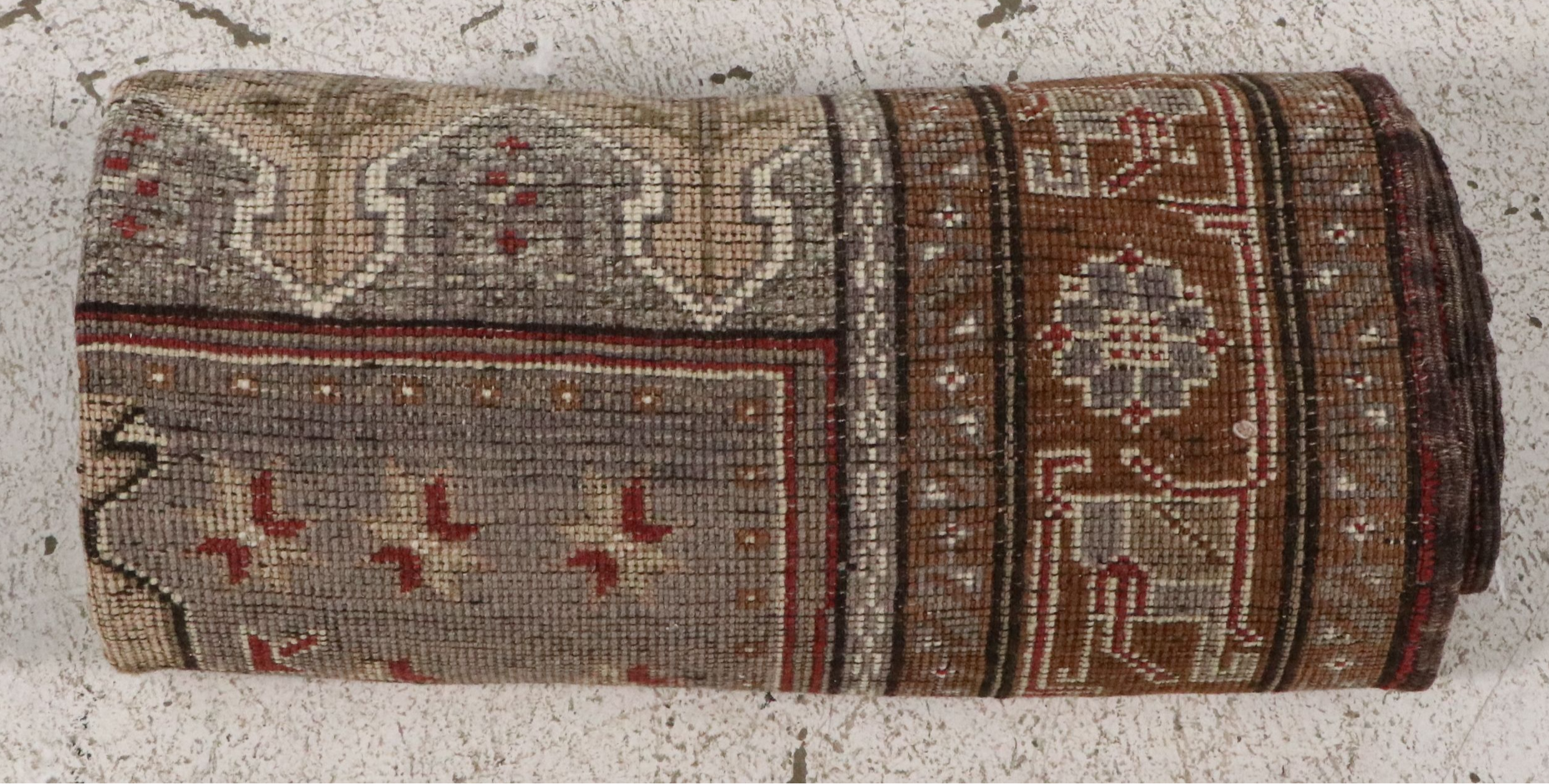 3'10 x 7'7 Hand-Knotted Turkish Ghiordes Prayer Rug