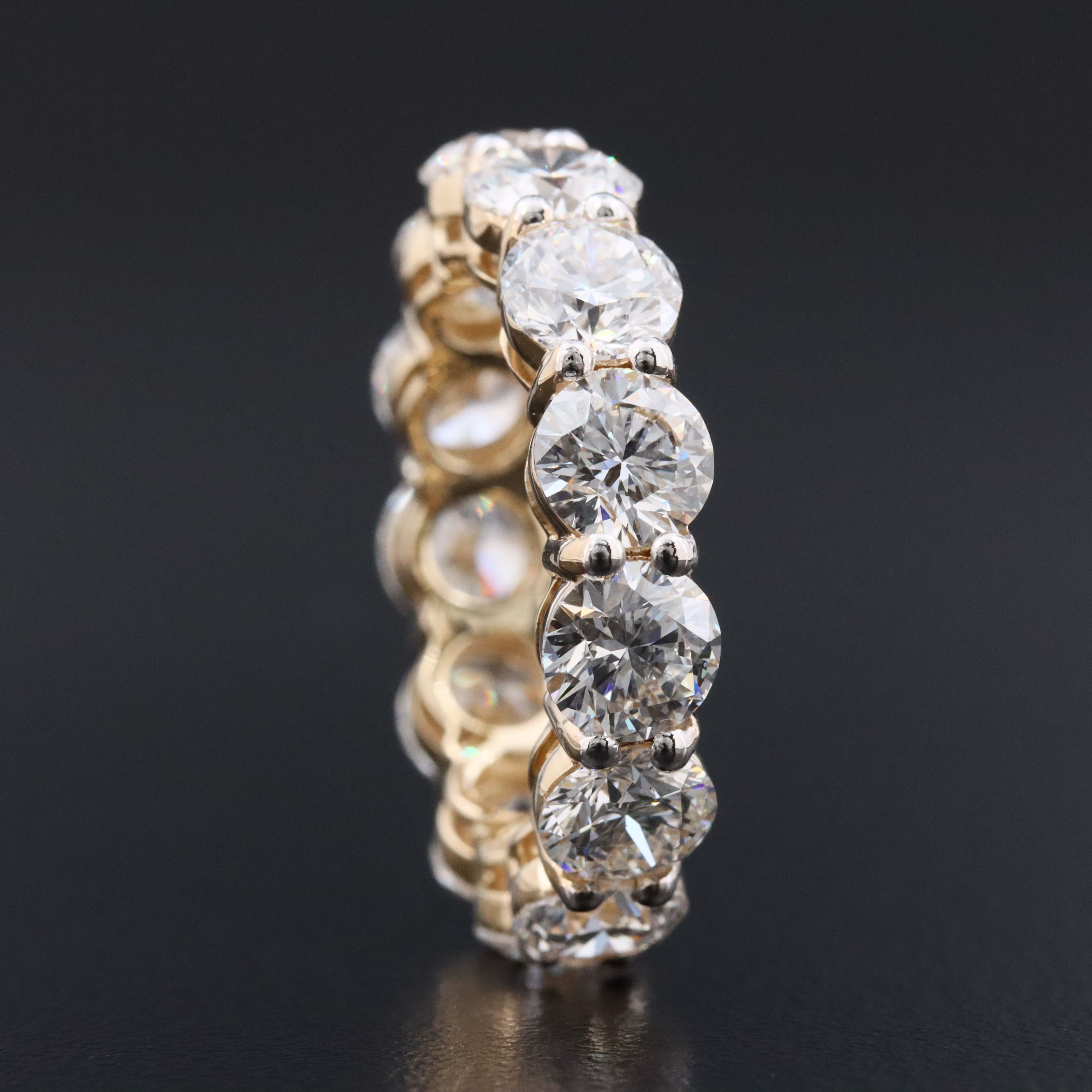 14K 7.61 CTW Lab Grown Diamond Eternity Band