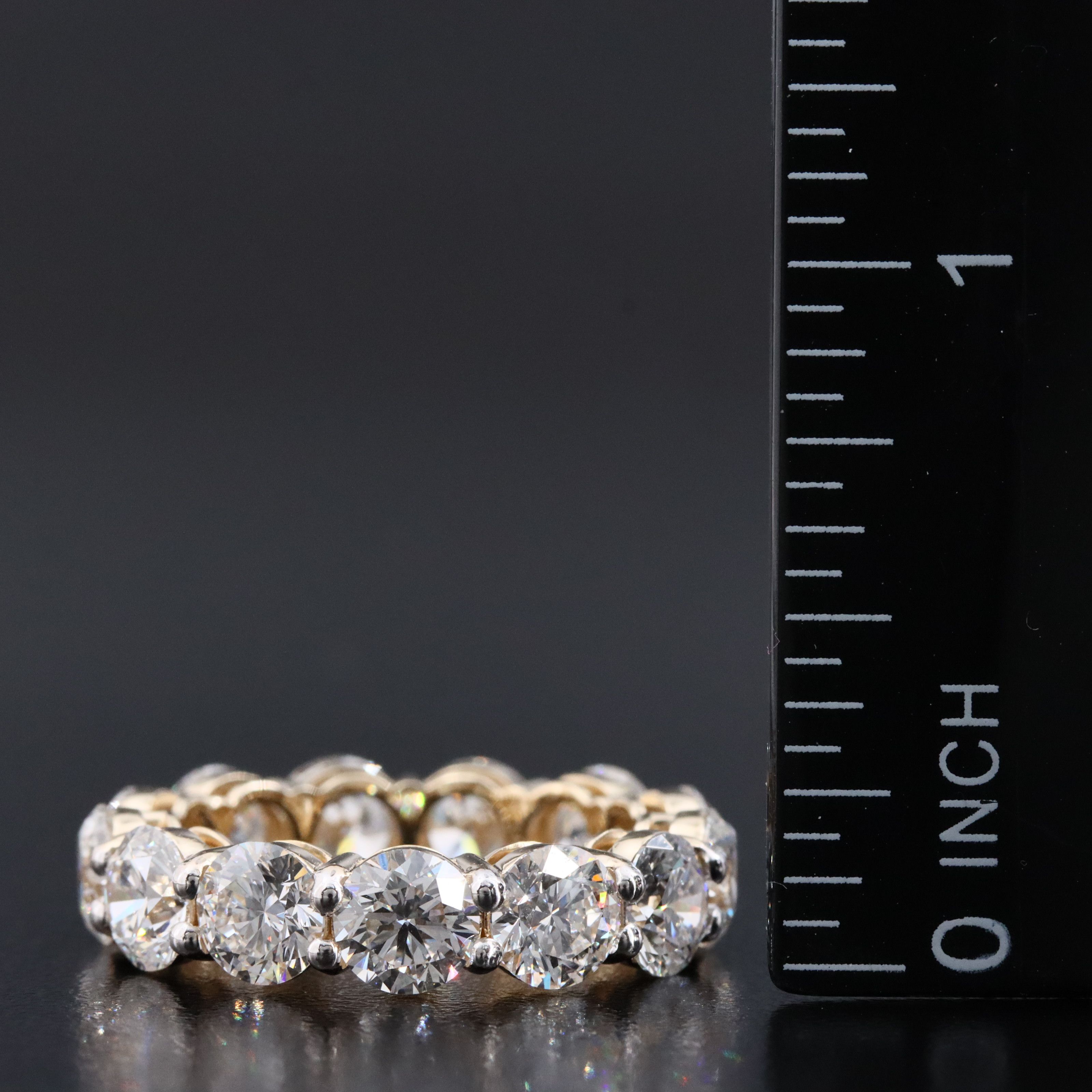 14K 7.61 CTW Lab Grown Diamond Eternity Band