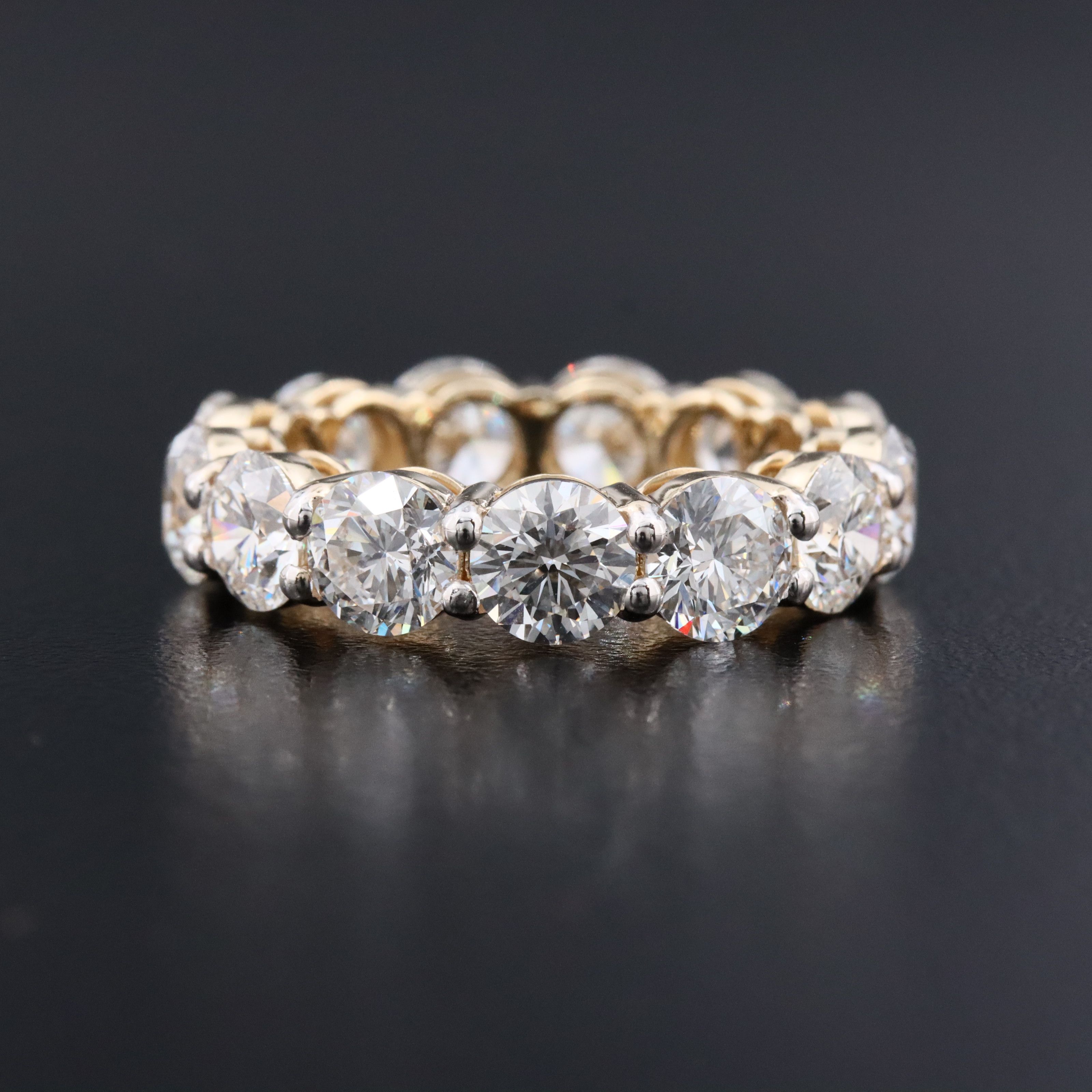 14K 7.61 CTW Lab Grown Diamond Eternity Band