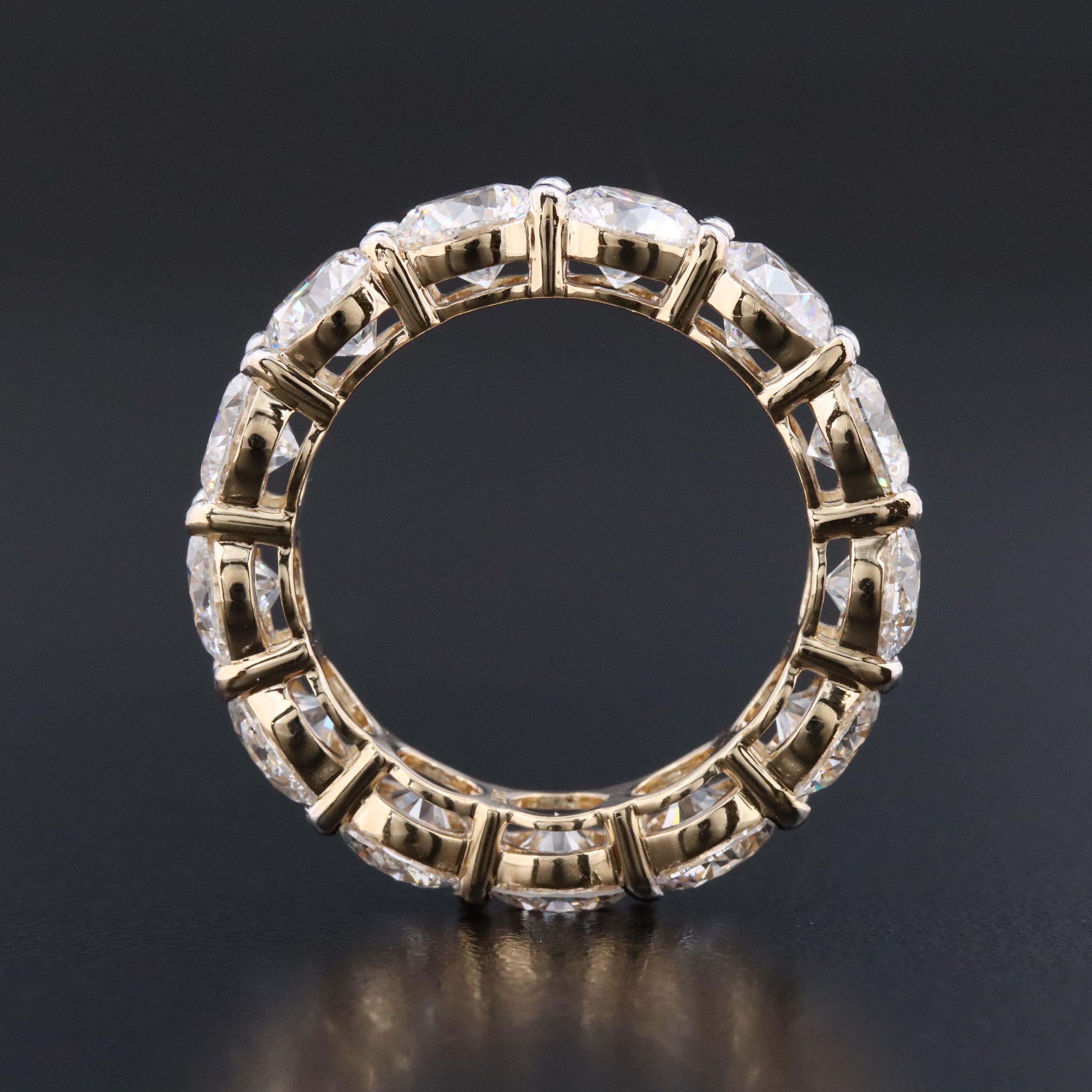 14K 7.61 CTW Lab Grown Diamond Eternity Band