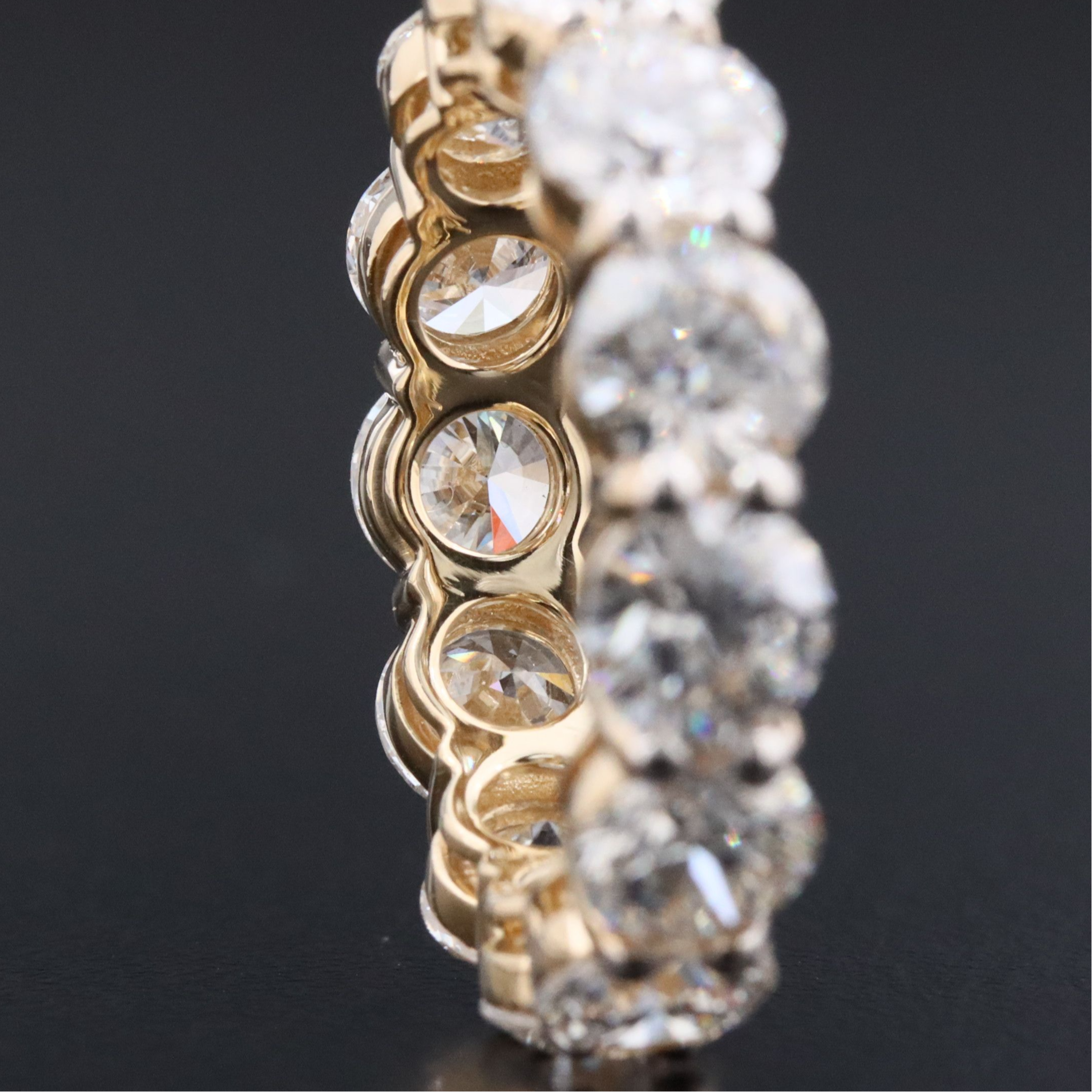 14K 7.61 CTW Lab Grown Diamond Eternity Band