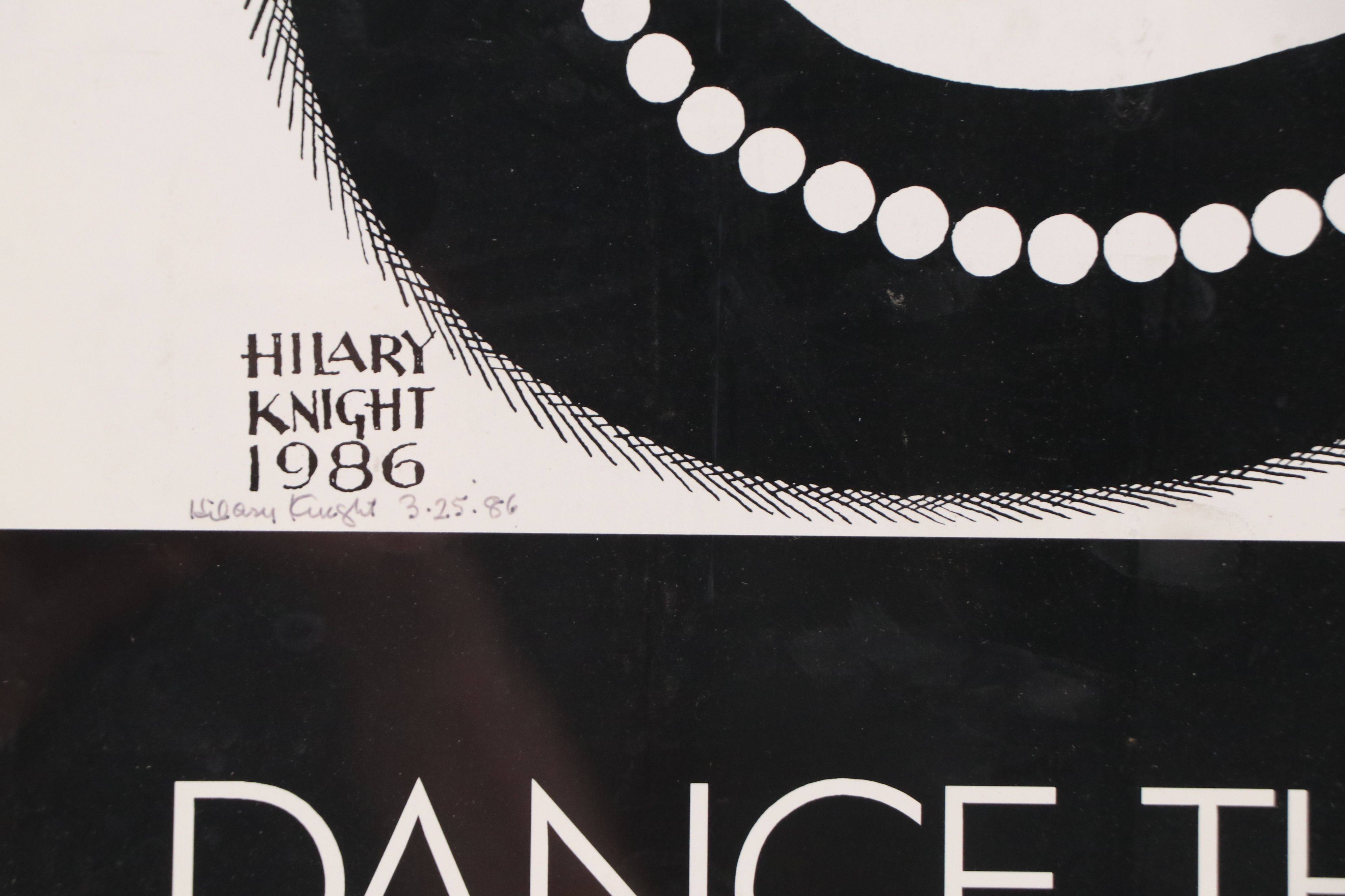 Hilary Knight Lithograph Poster for "Harlem Homecoming," 1986