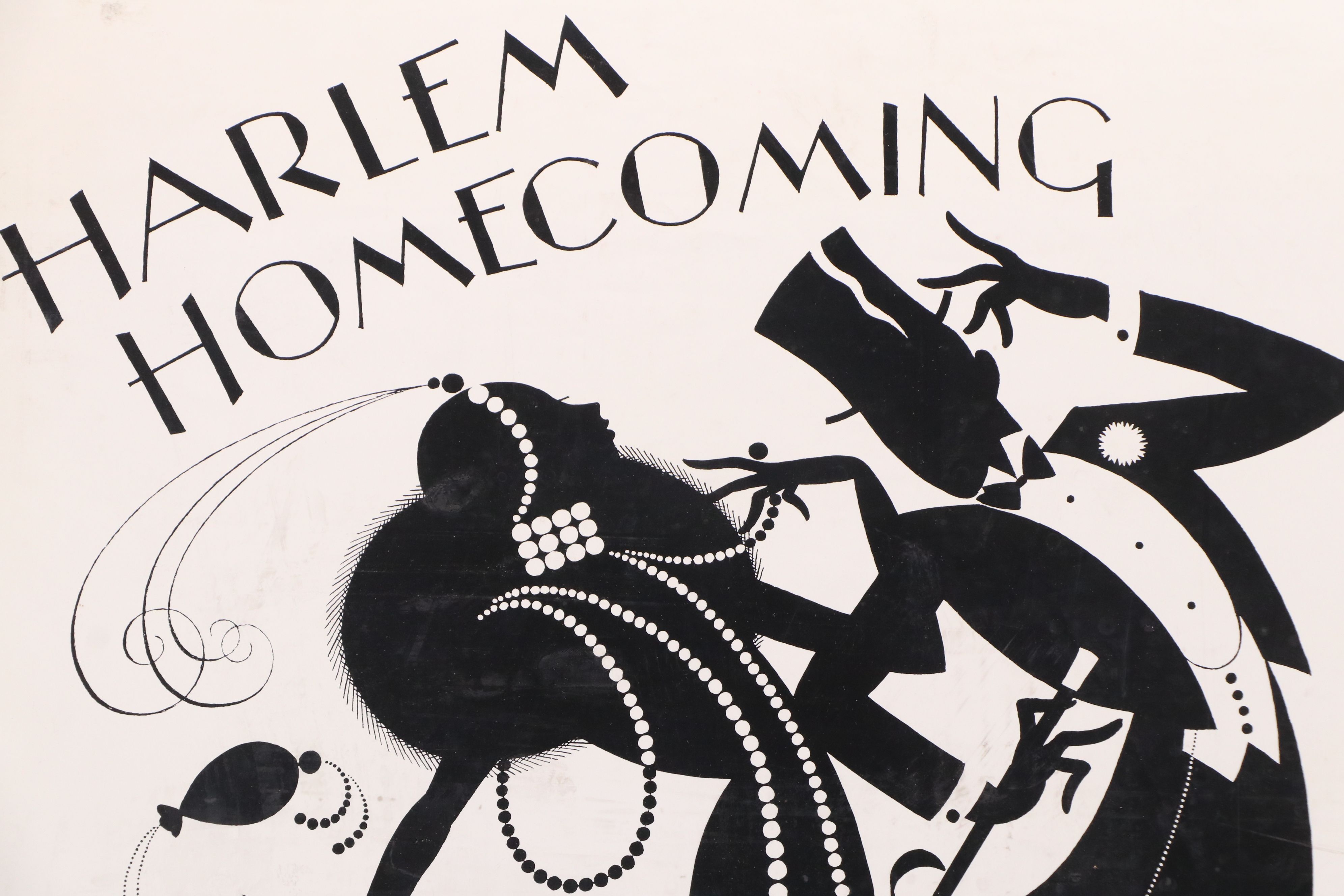 Hilary Knight Lithograph Poster for "Harlem Homecoming," 1986