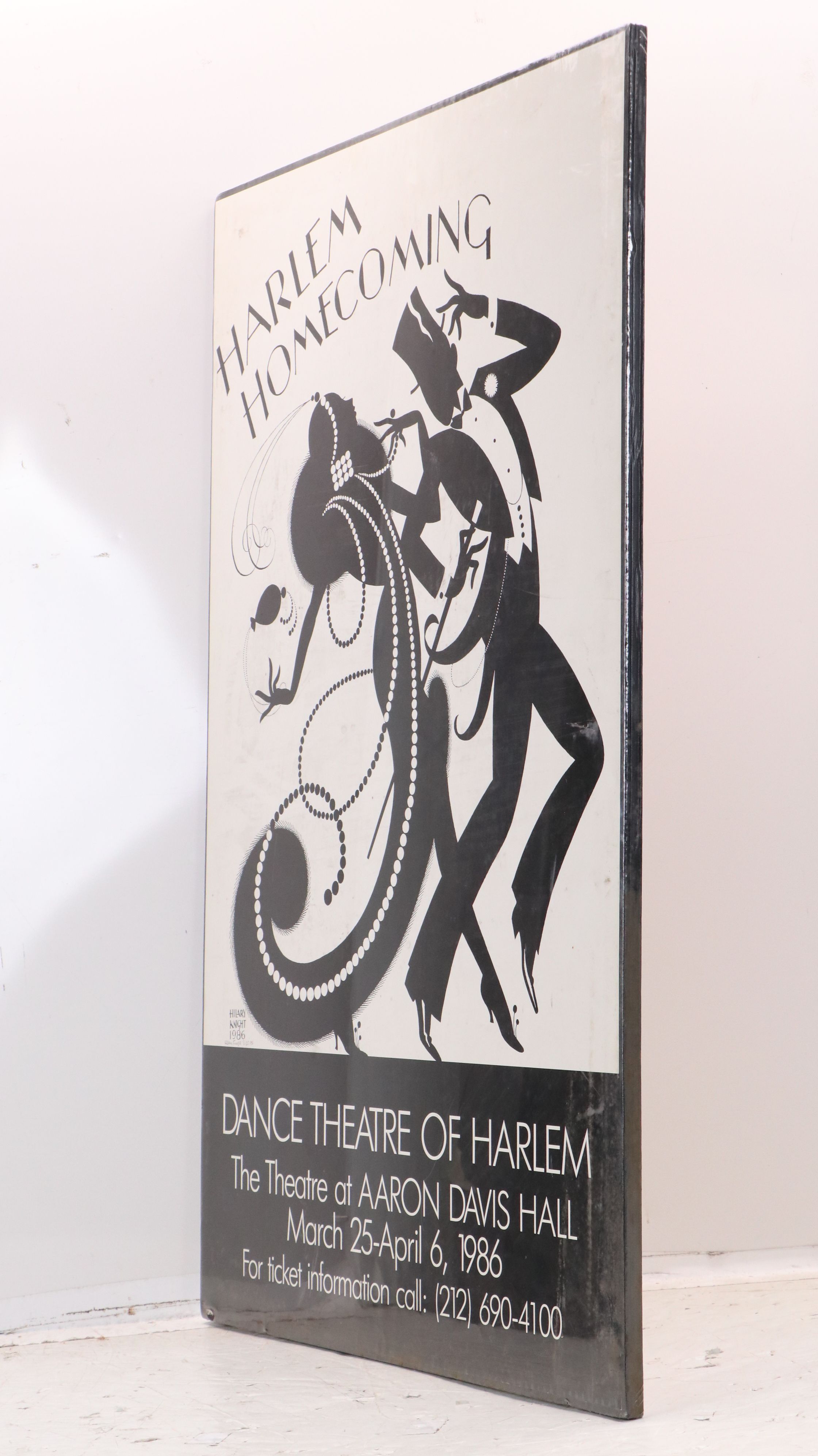 Hilary Knight Lithograph Poster for "Harlem Homecoming," 1986